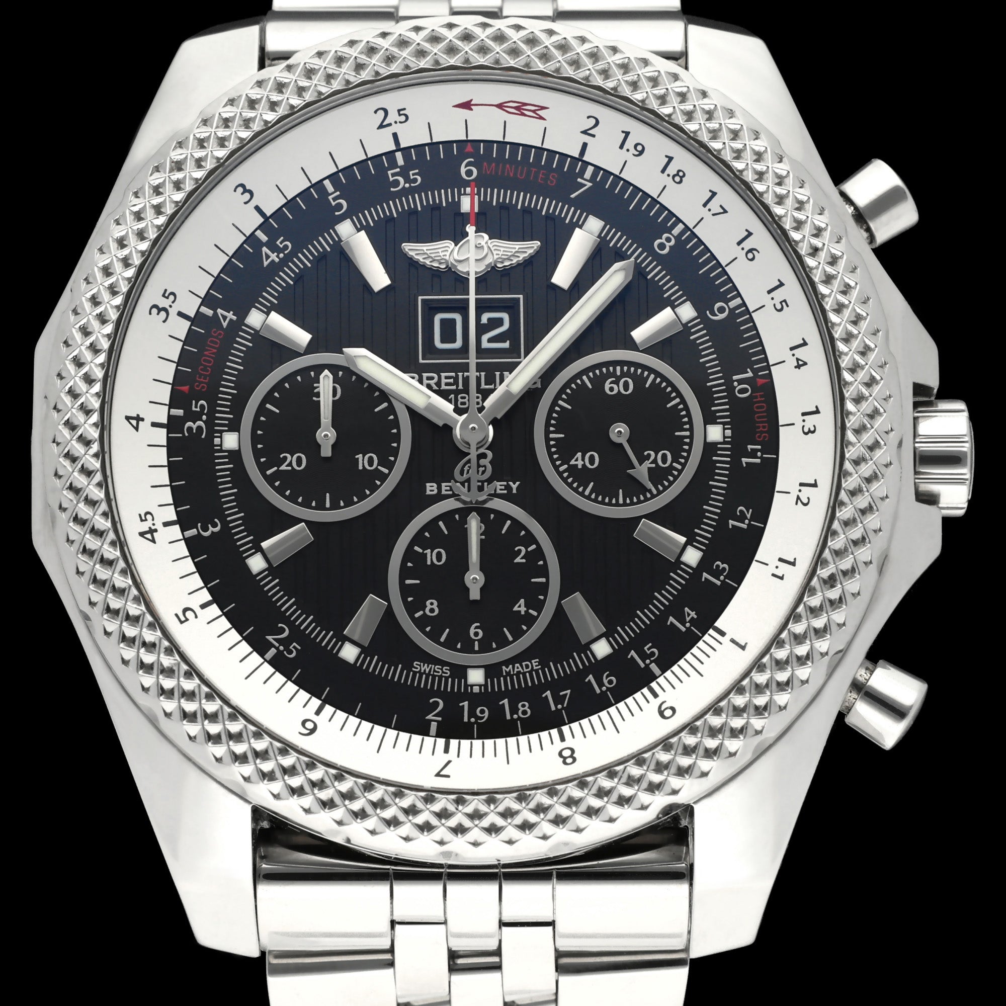 Breitling Bentley 6.75 A44364, Box & Papers, 2014