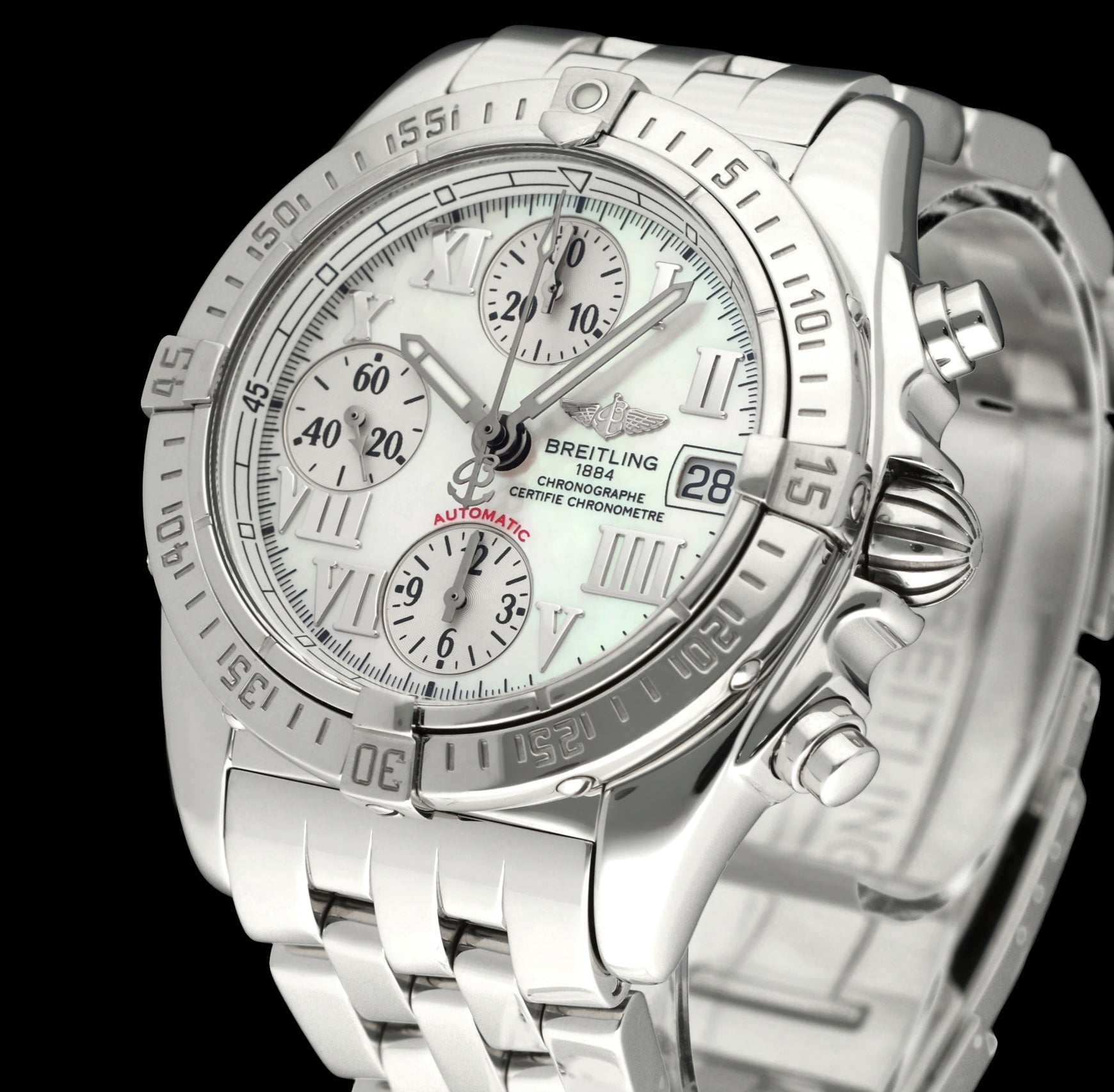 Breitling Chrono Cockpit A13358 - 2000 - Breitling horloge - Breitling kopen - Breitling heren horloge - Trophies Watches