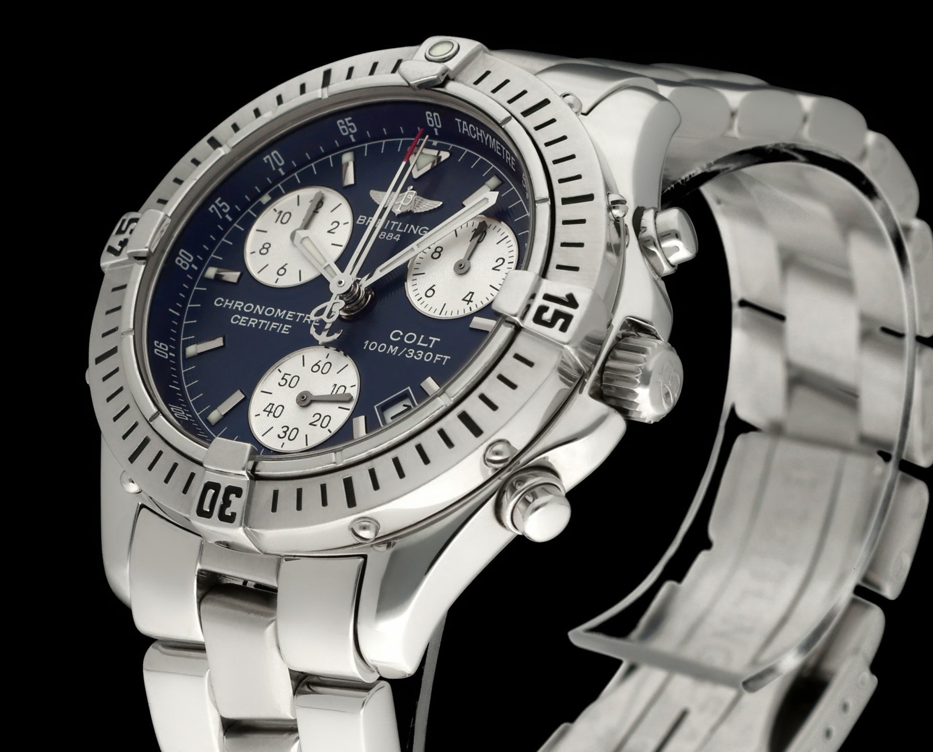 Breitling Colt Chronograph A73350 - 2004 - Breitling horloge - Breitling kopen - Breitling heren horloge - Trophies Watches