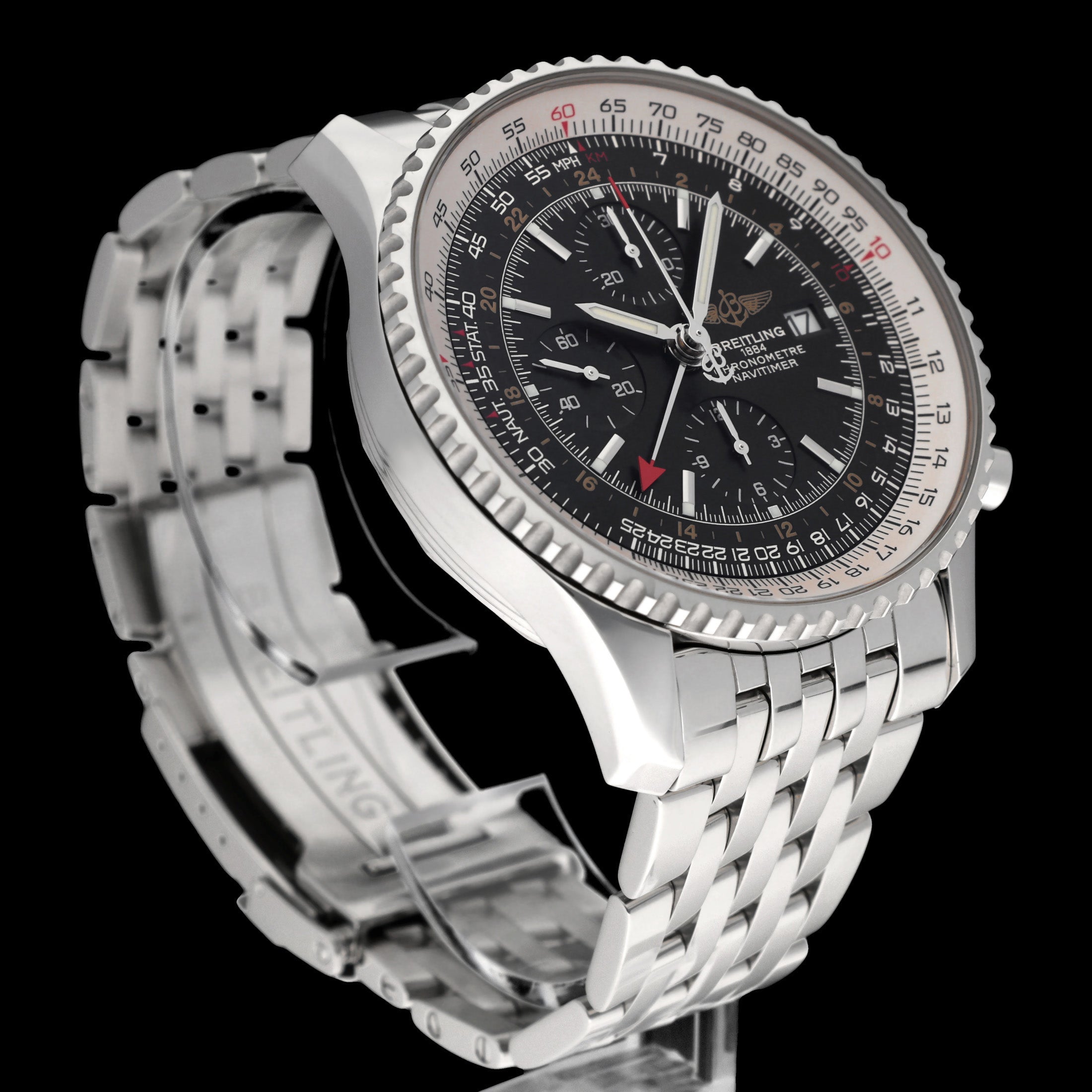 Breitling Navitimer World A24322- 2015 - Breitling horloge - Breitling kopen - Breitling heren horloge - Trophies Watches