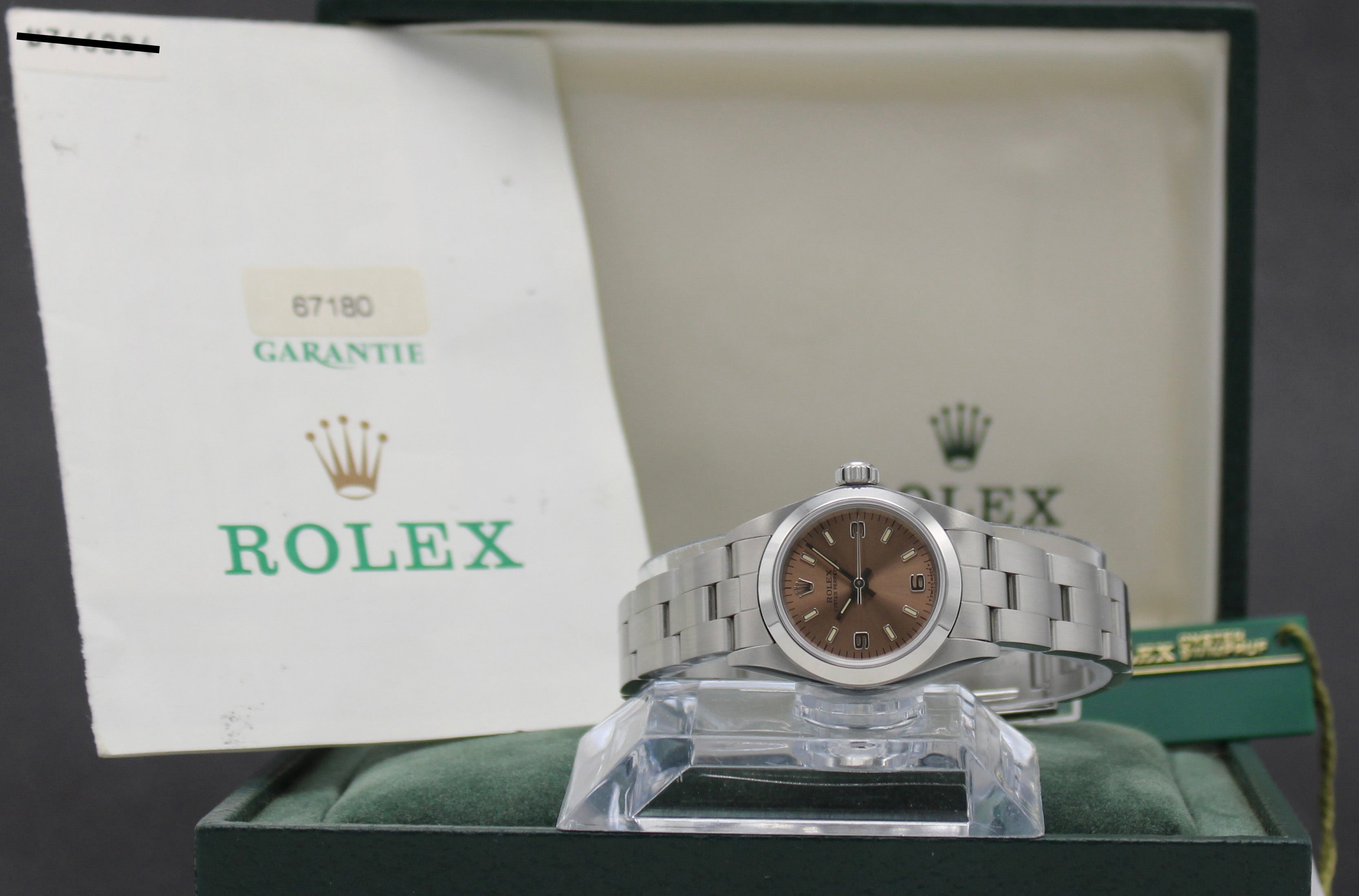 Rolex Oyster Perpetual 67180 - 1998 - Rolex horloge - Rolex kopen - Rolex dames horloge - Trophies Watches