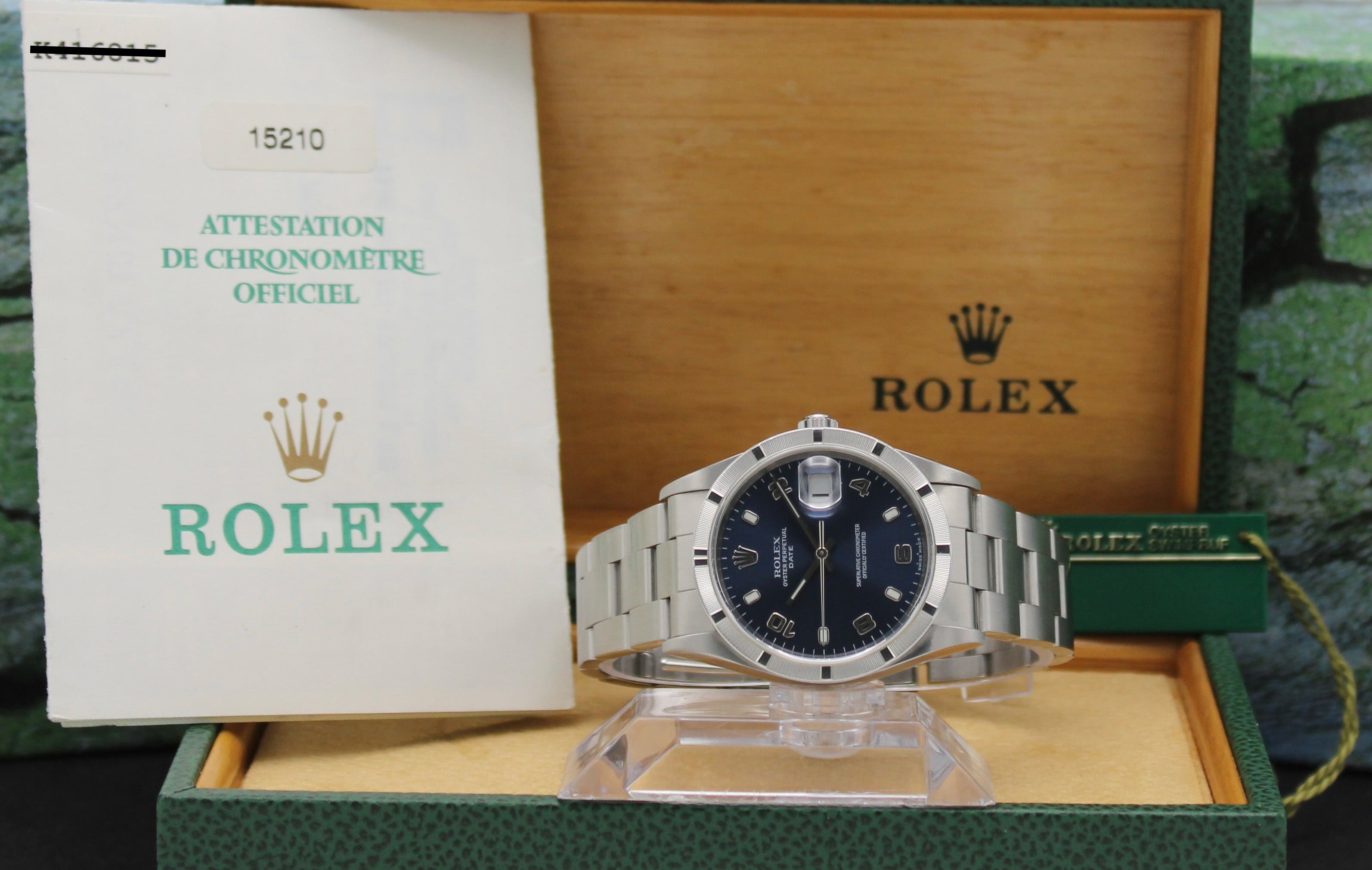 Rolex Oyster Perpetual Date 15210 - 2002 - Rolex horloge - Rolex kopen - Rolex heren horloge - Trophies Watches