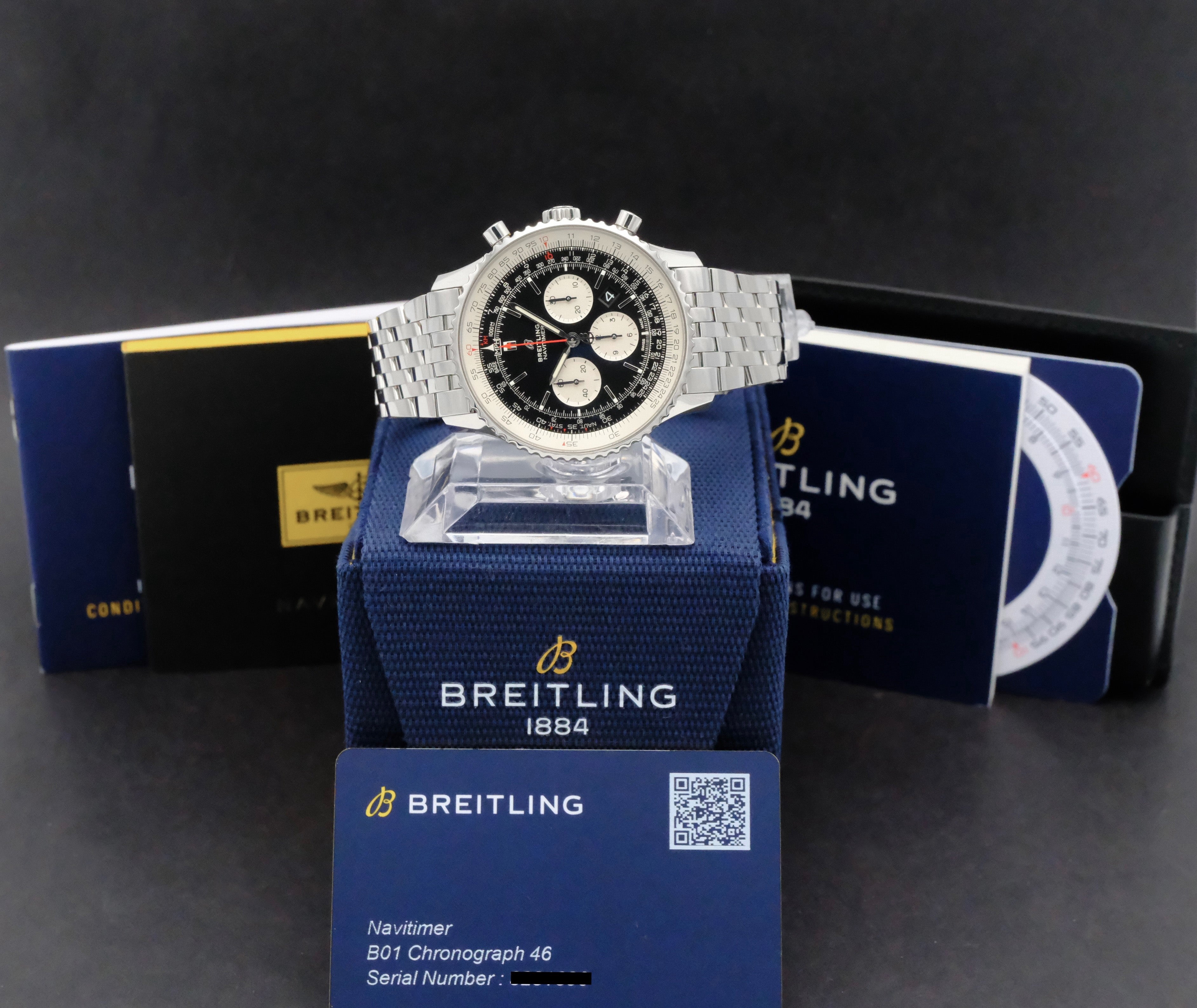 Breitling Navitimer 01 AB0127 - 2022 - Breitling horloge - Breitling kopen - Breitling heren horloge - Trophies Watches