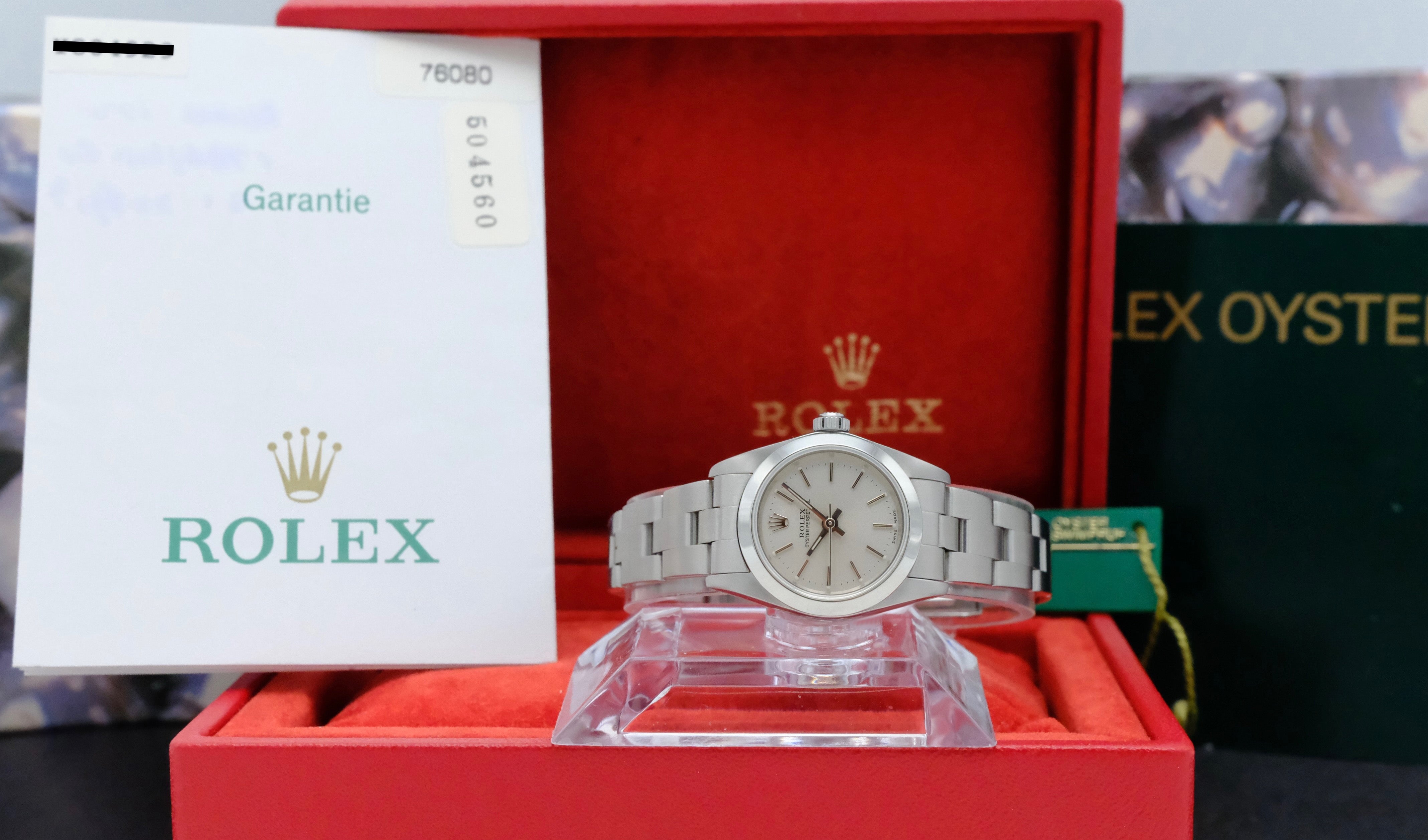 Rolex Oyster Perpetual 76080 - 2003 - Rolex horloge - Rolex kopen - Rolex dames horloge - Trophies Watches