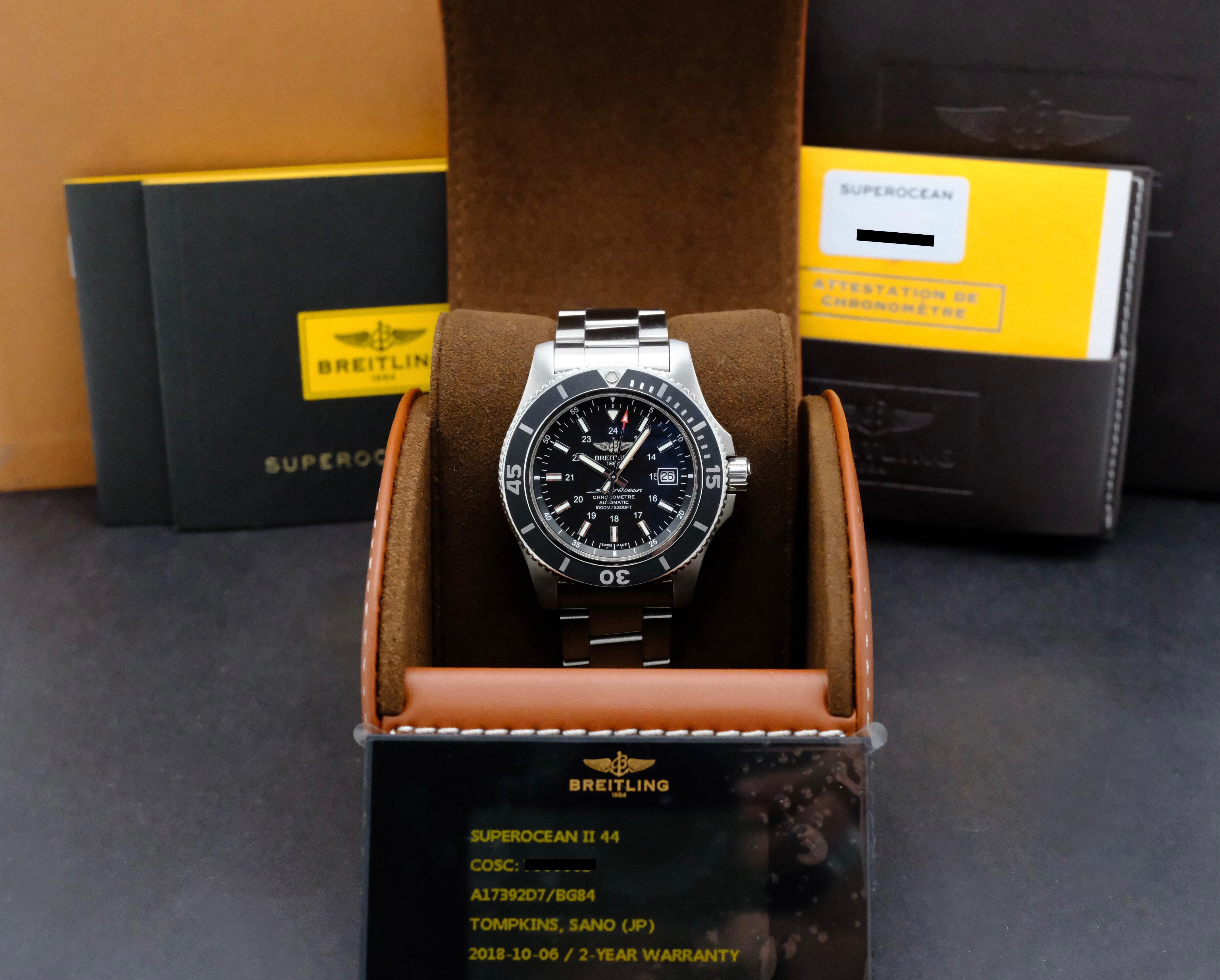 Breitling Superocean II 44 A17392 - 2018 - Breitling horloge - Breitling kopen - Breitling heren horloge - Trophies Watches