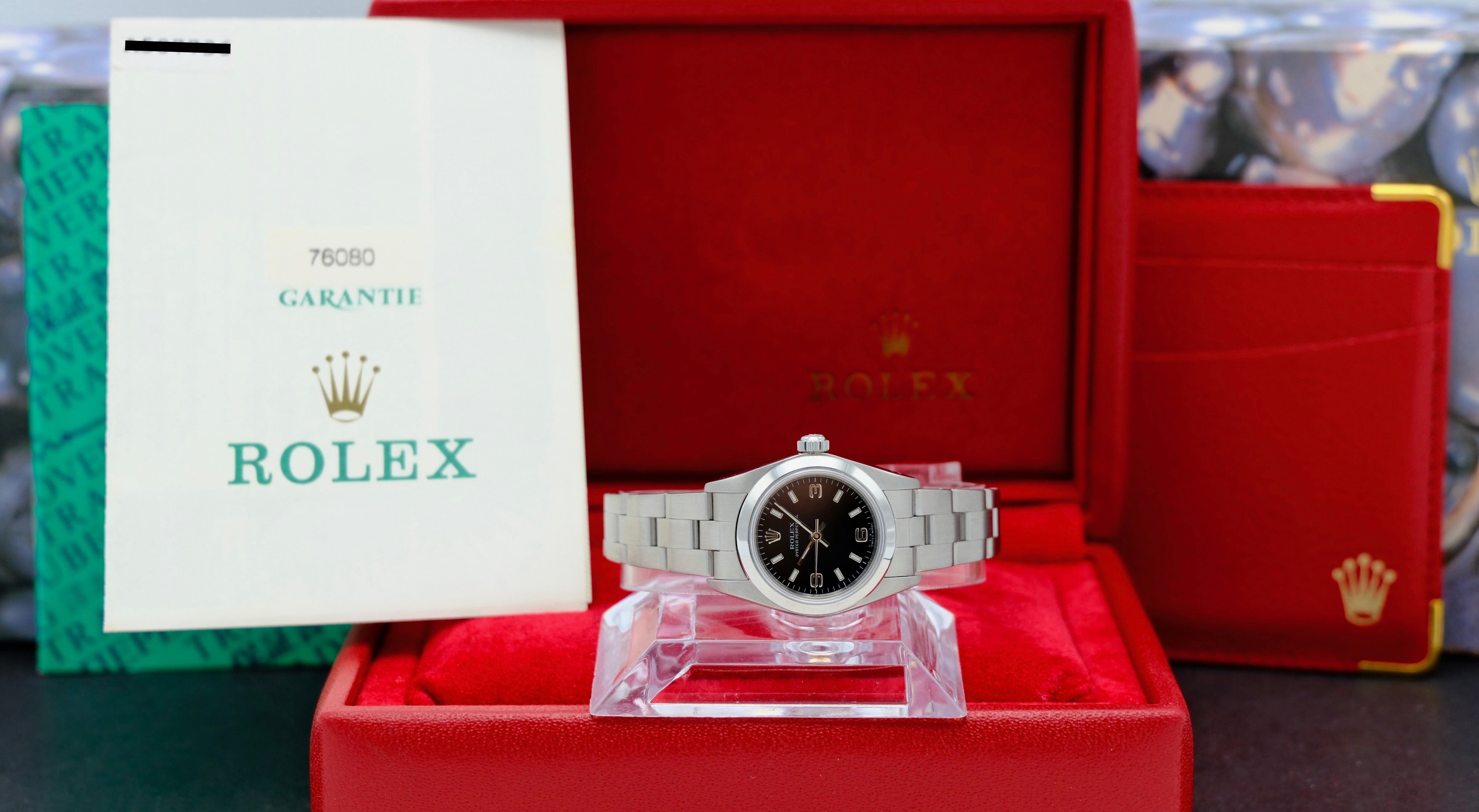 Rolex Oyster Perpetual 76080 - 2000 - Rolex horloge - Rolex kopen - Rolex dames horloge - Trophies Watches