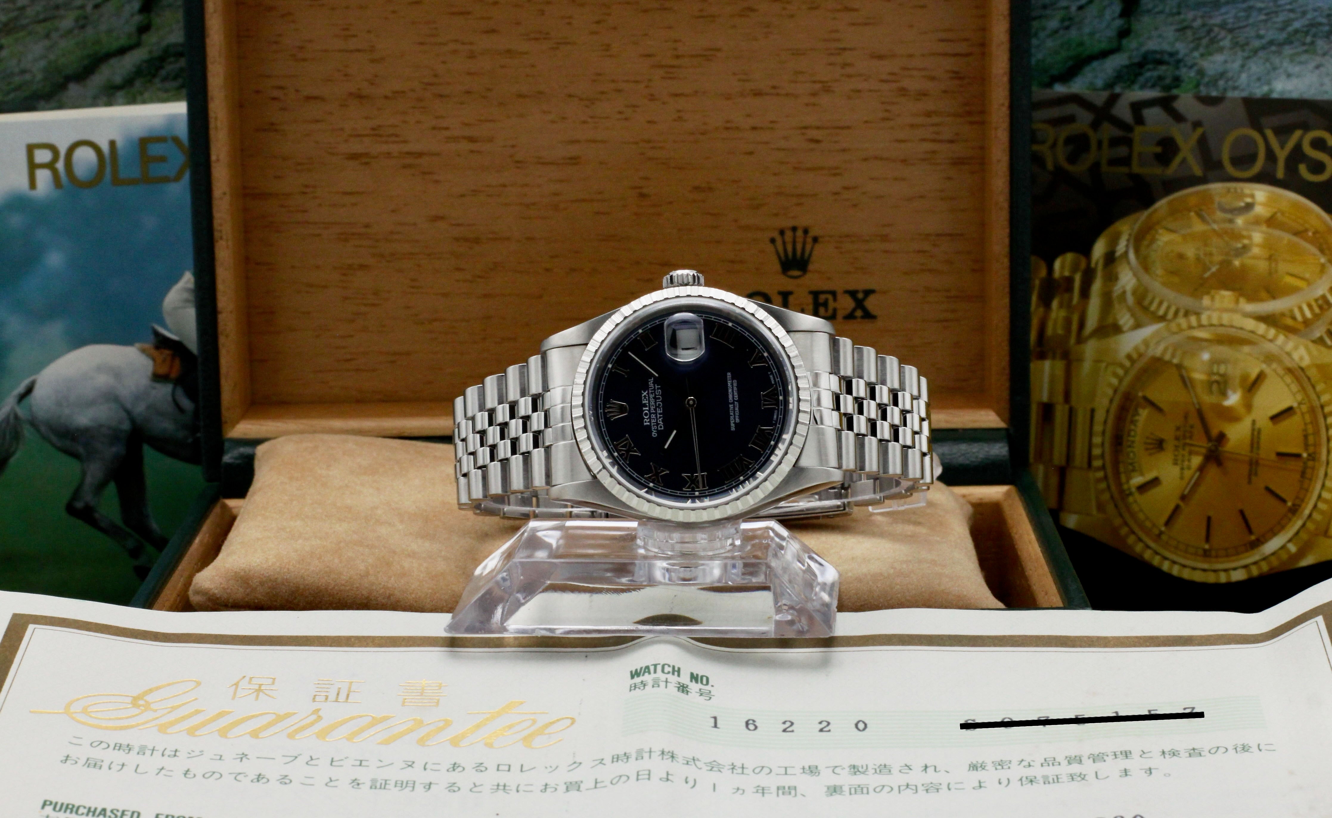 Rolex Datejust 16220 - 1996 - Rolex horloge - Rolex kopen - Rolex heren horloge - Trophies Watches