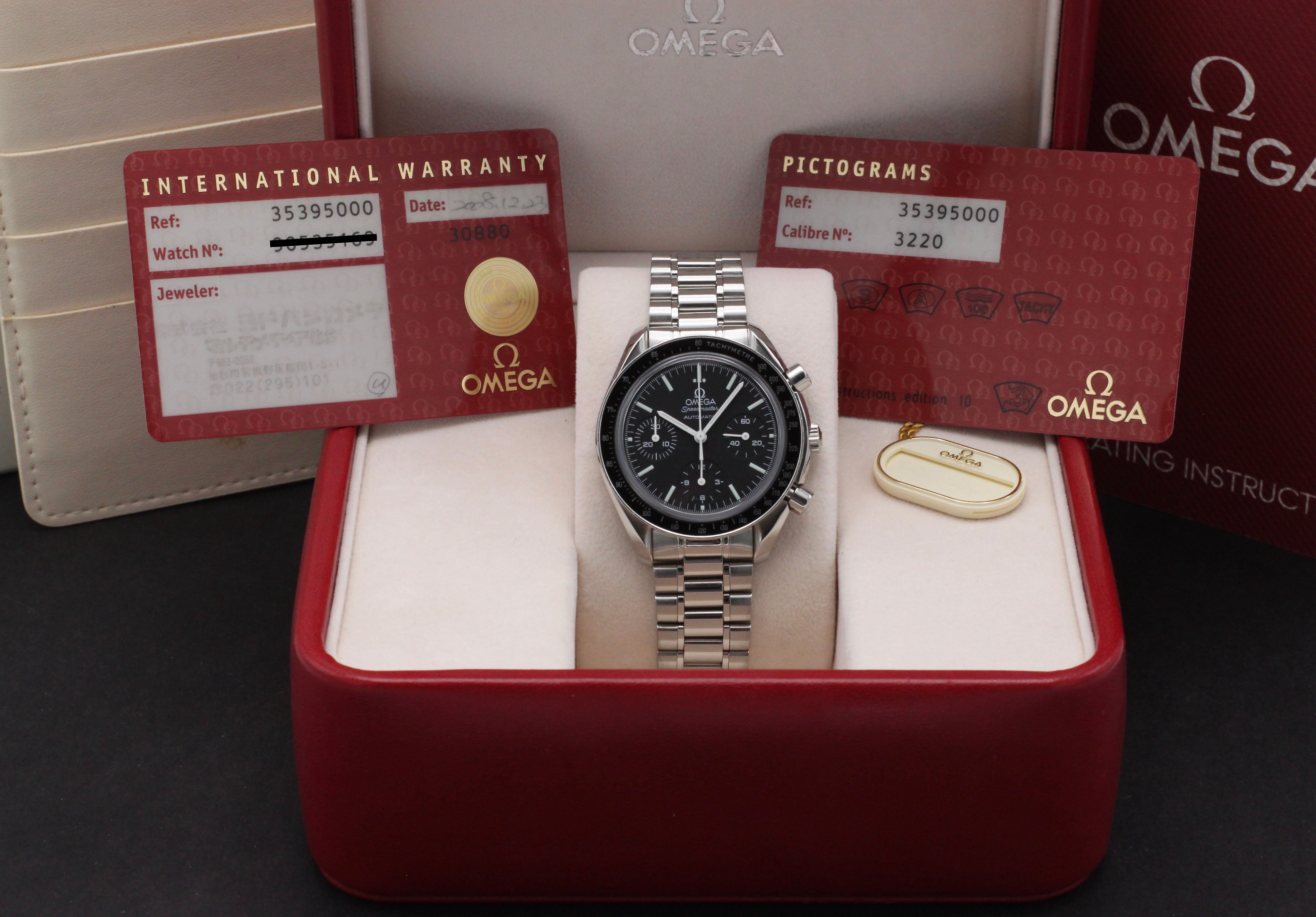 Omega Speedmaster Reduced 3539.50.00 - 2008 - Omega horloge - Omega kopen - Omega heren horloge - Trophies Watches