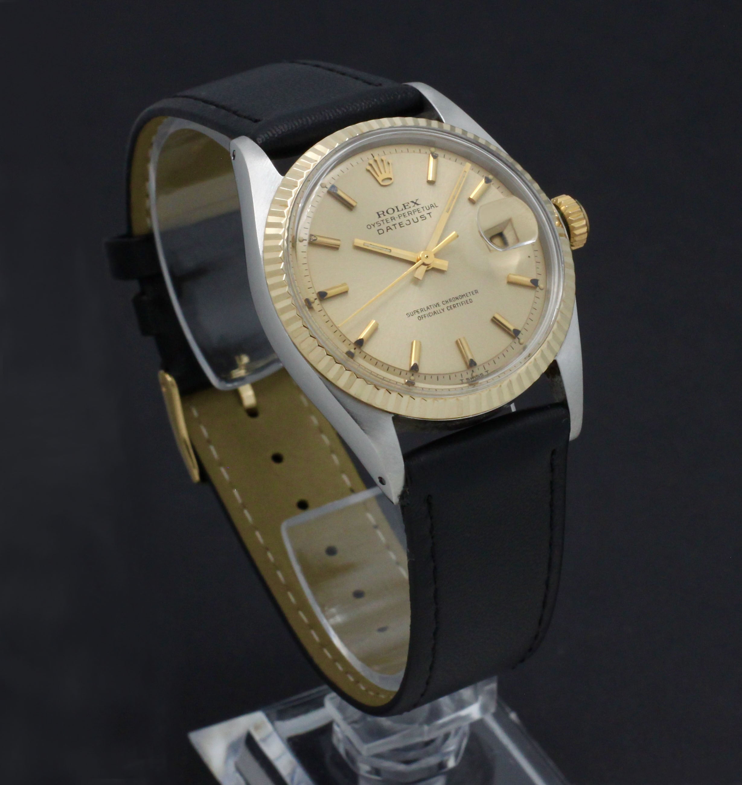 Rolex Datejust 1601 - 1969 - goud/staal - two/tone - Rolex horloge - Rolex kopen - Rolex heren horloge - Trophies Watches