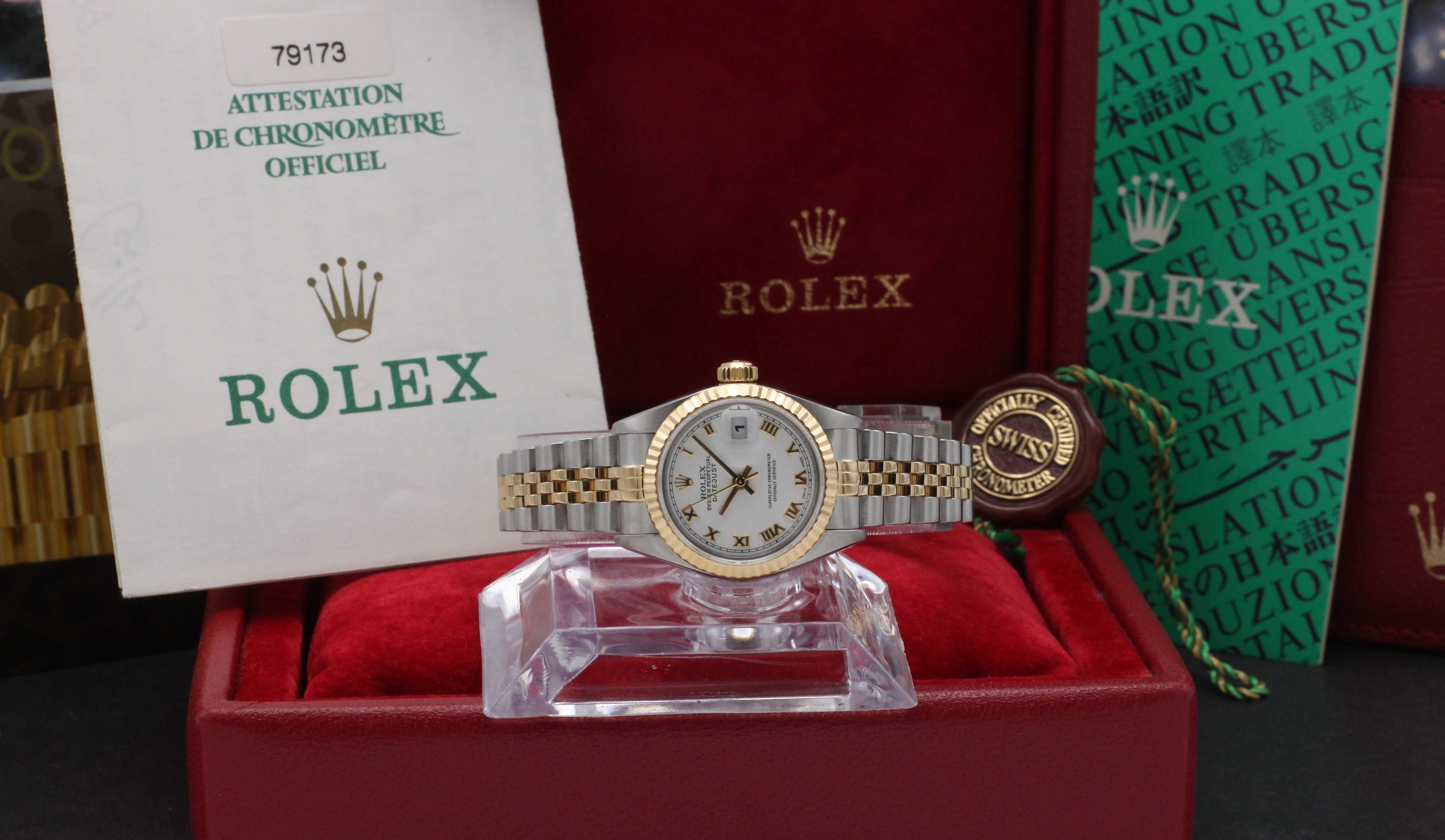 Rolex Lady-Datejust 79173 - 1999 - Rolex horloge - Rolex kopen - Rolex dames horloge - Trophies Watches