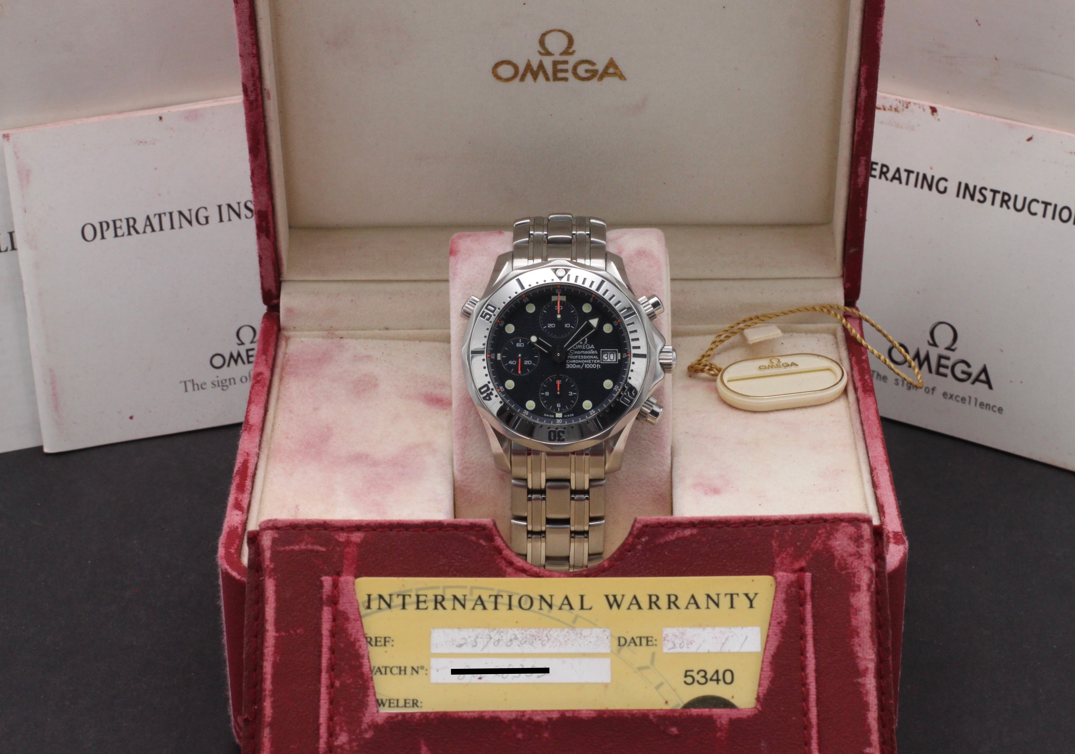 Omega Seamaster Diver 300 M 2589.30.00 - 2007 - Omega horloge - Omega kopen - Omega heren horloge - Trophies Watches