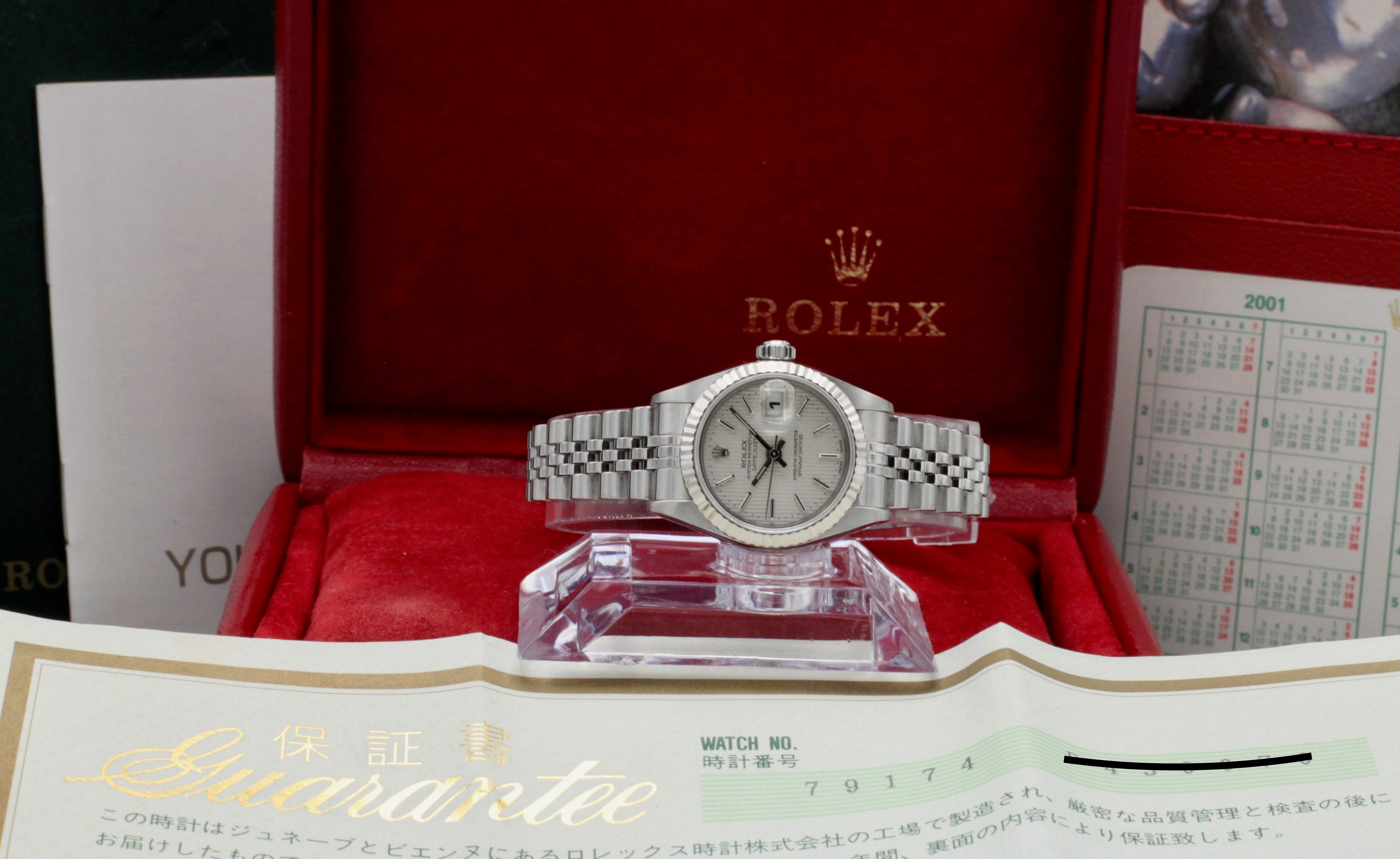 Rolex Oyster Perpetual Lady Datejust 79174 - 2001 - Rolex horloge - Rolex kopen - Rolex dames horloge - Trophies Watches