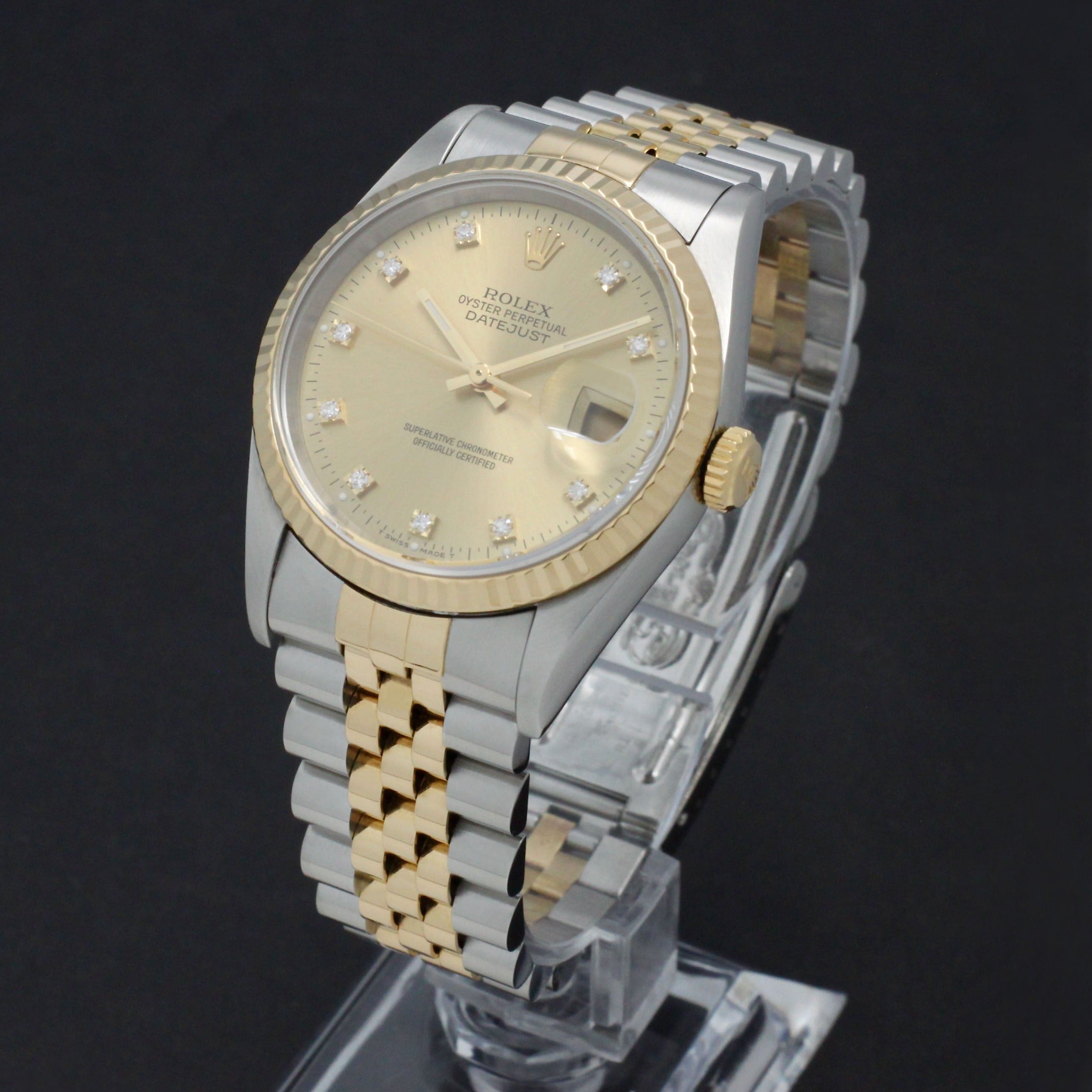 Rolex Datejust 16233G - 1995 - Rolex horloge - Rolex kopen - Rolex heren horloge - Trophies Watches