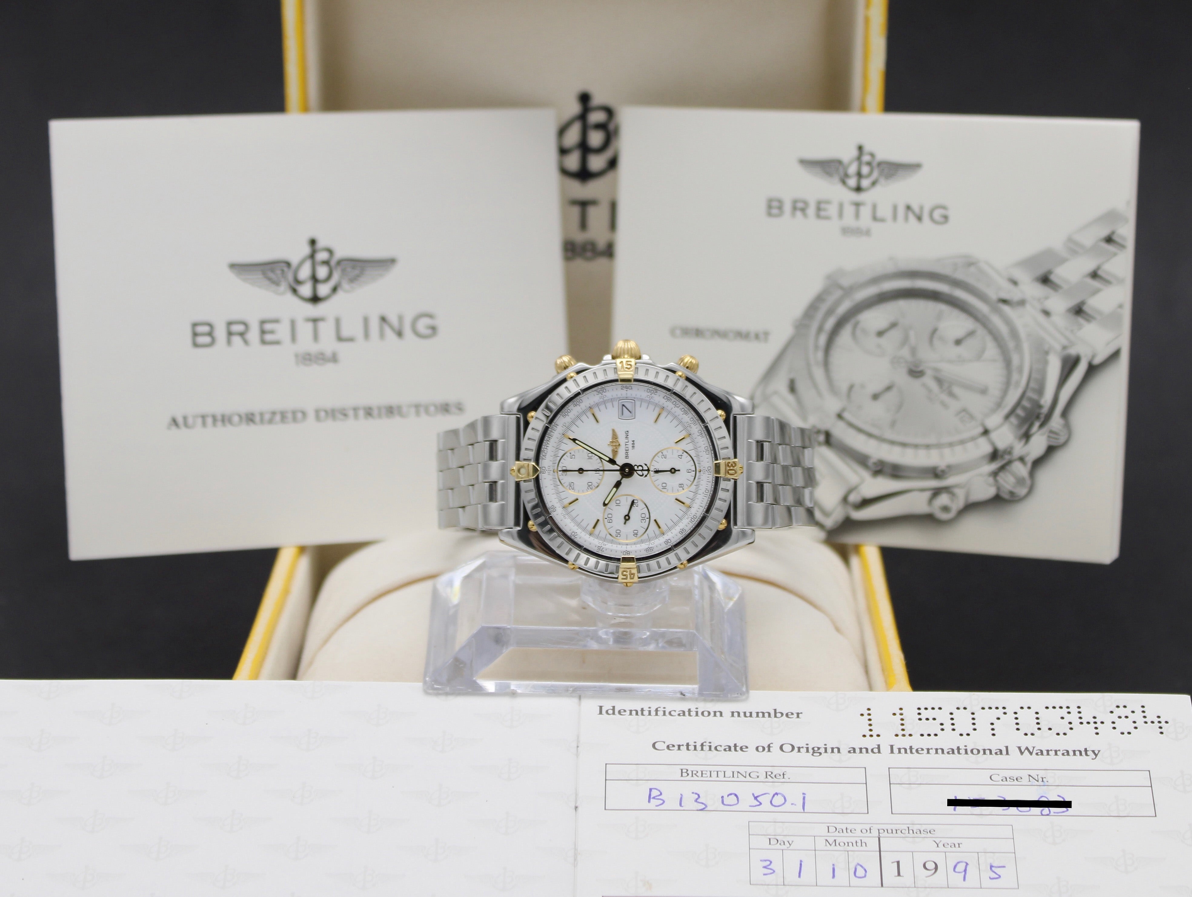 Breitling Chronomat B13050.1 - 1995 - Breitling horloge - Breitling kopen - Breitling heren horloge - Trophies Watches