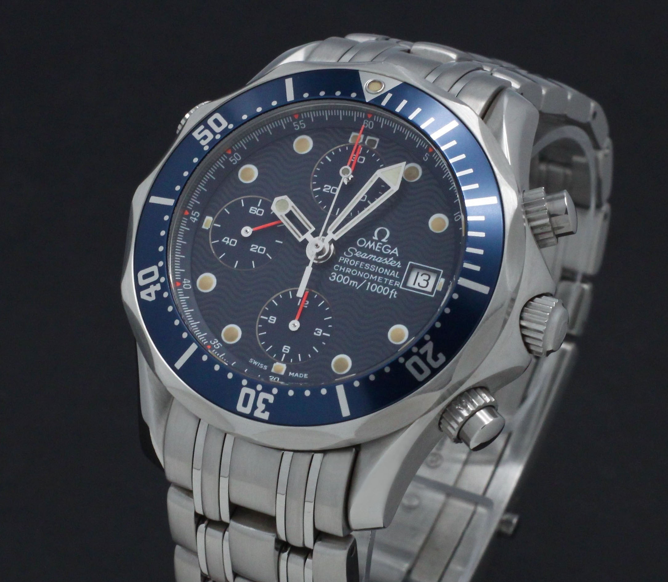 Omega Seamaster Diver 300 M 2599.80.00 - 1998 - Omega horloge - Omega kopen - Omega heren horloge - Trophies Watches