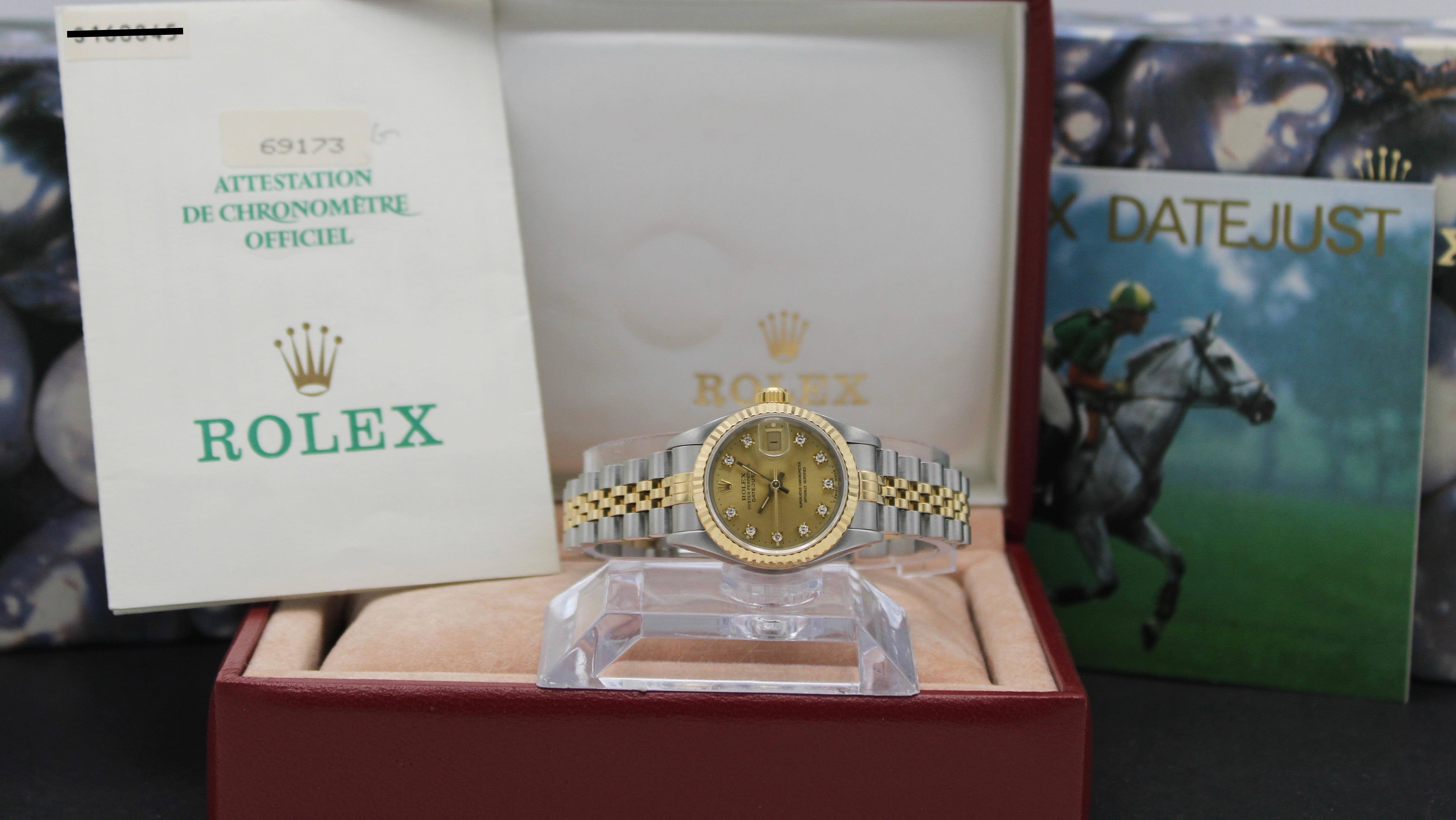 Rolex Lady-Datejust 69173G - 1993 - Rolex horloge - Rolex kopen - Rolex dames horloge - Trophies Watches