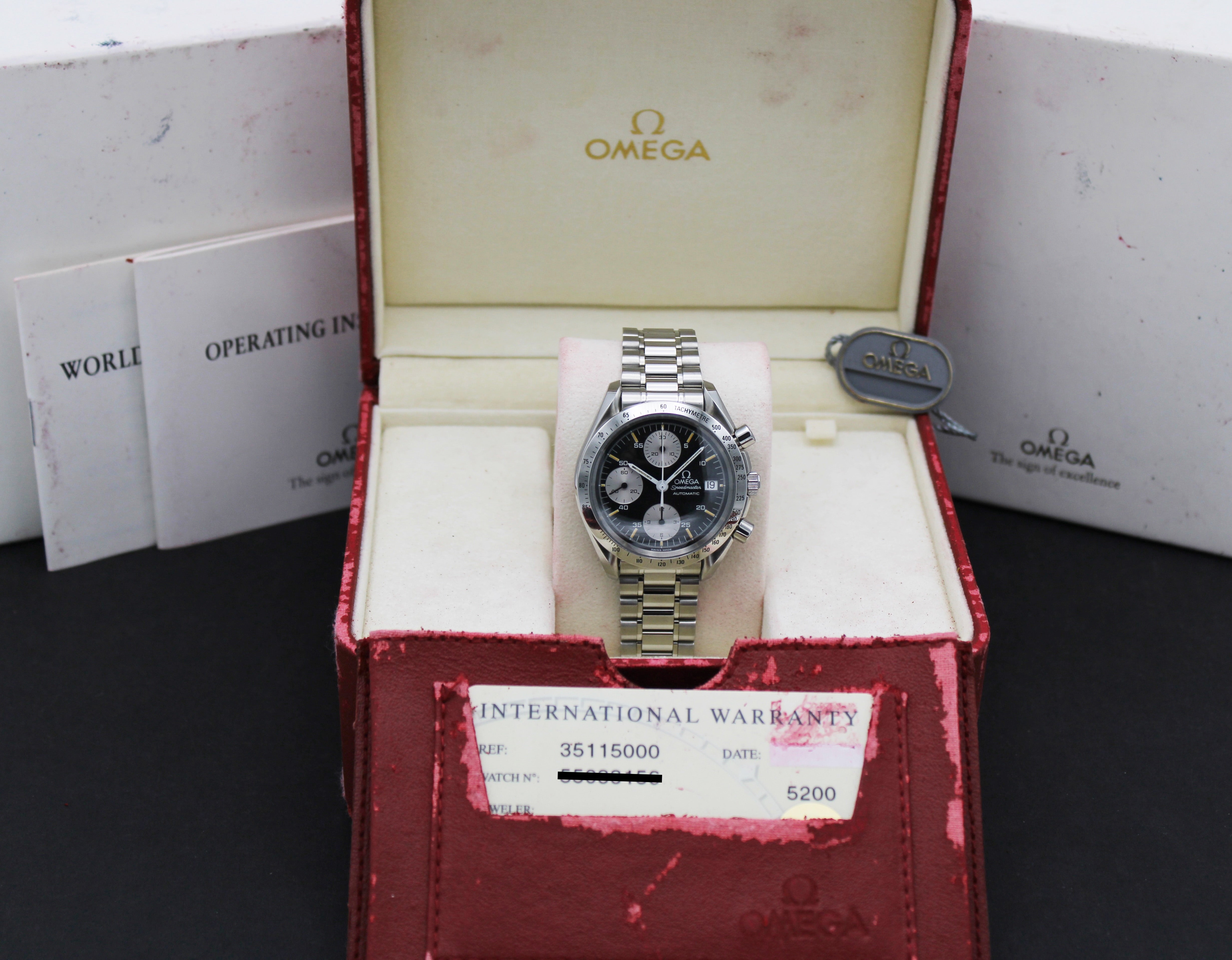 Omega Speedmaster 3511.50.00 - 1995 - Omega horloge - Omega kopen - Omega heren horloges - Trophies Watches
