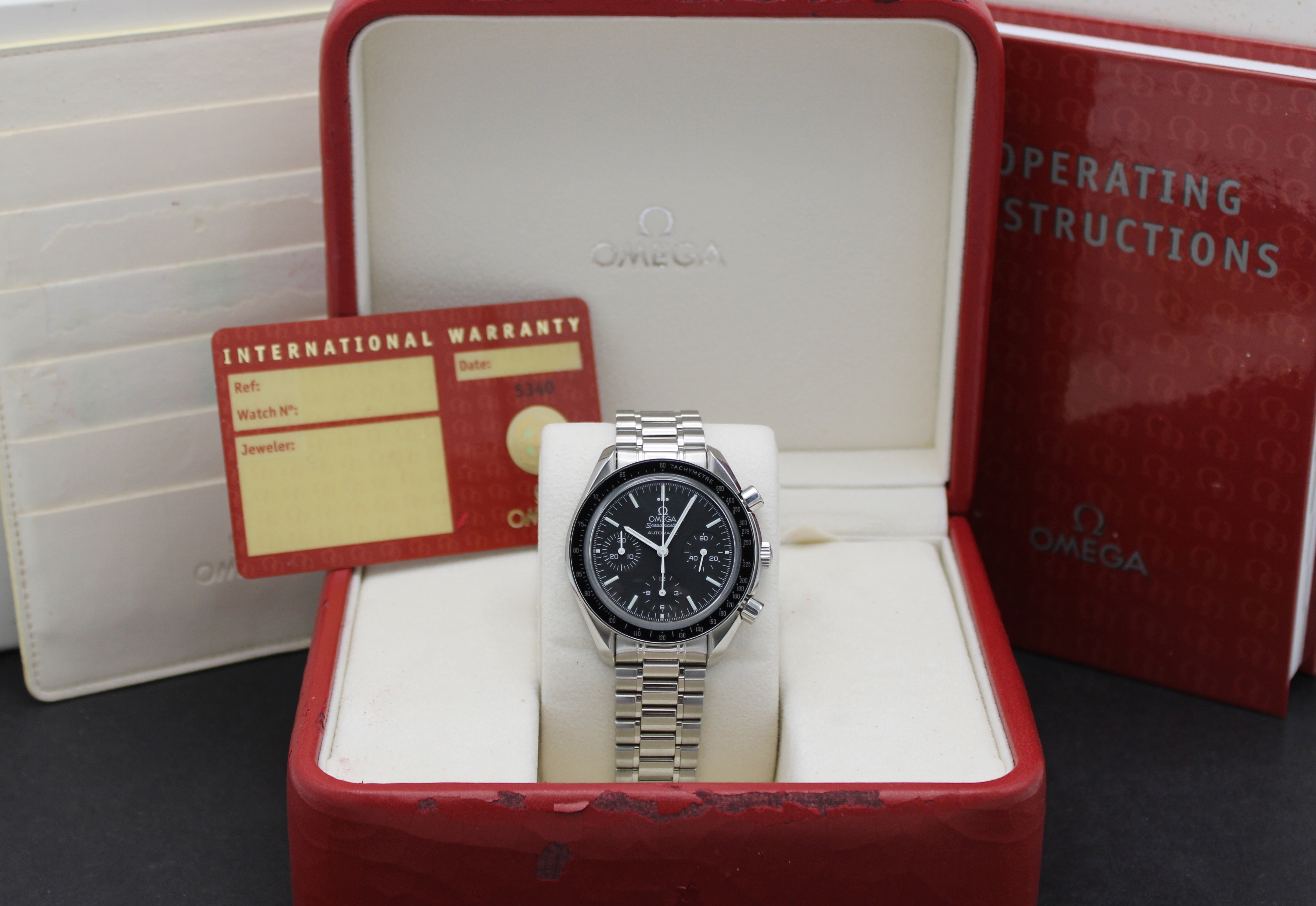 Omega Speedmaster Reduced 3539.50.00 - 2010 - Omega horloge - Omega kopen - Omega heren horloge - Trophies Watches