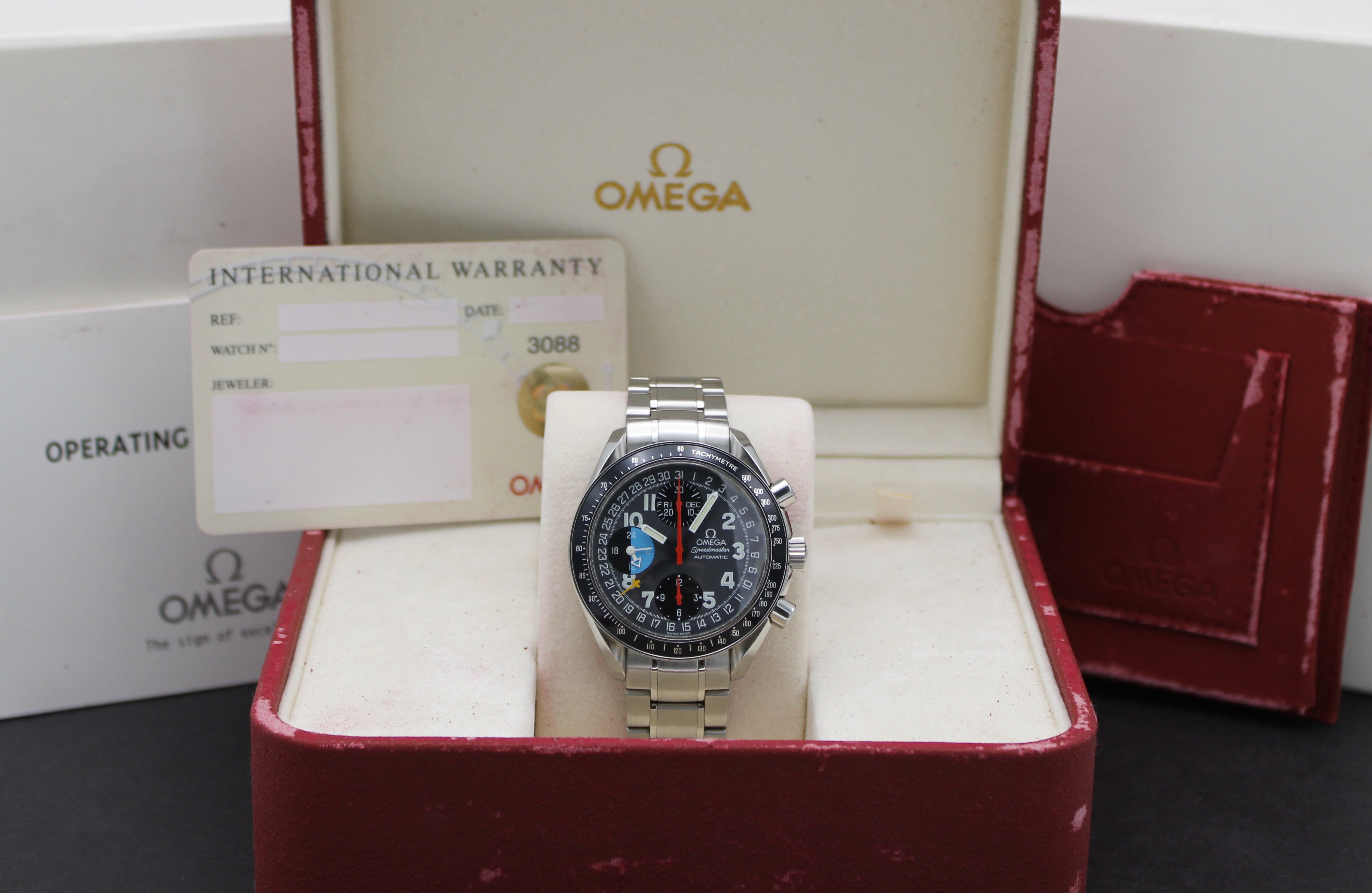 Omega Speedmaster Day Date 3520.53.00 - 1998 - Omega horloge - Omega kopen - Omega heren horloge - Trophies Watches