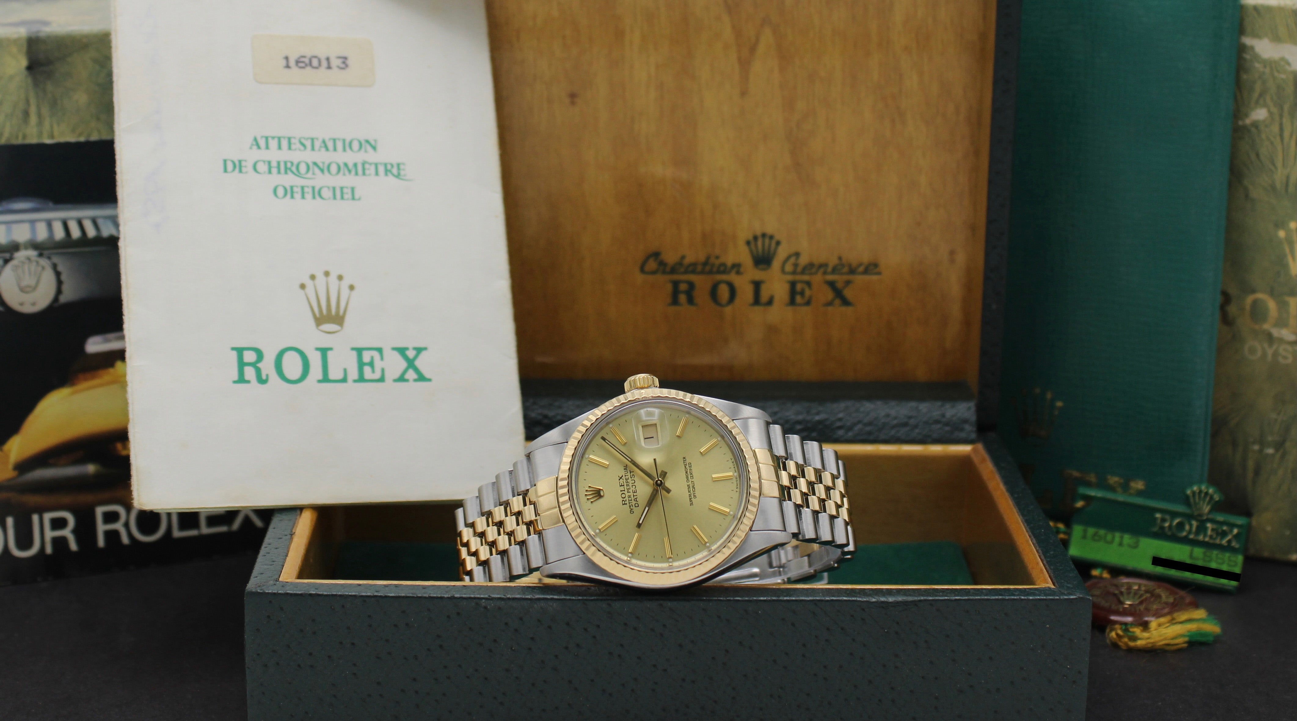 Rolex Datejust 16013 - 1987 - Rolex horloge - Rolex kopen - Rolex heren horloge - Trophies Watches