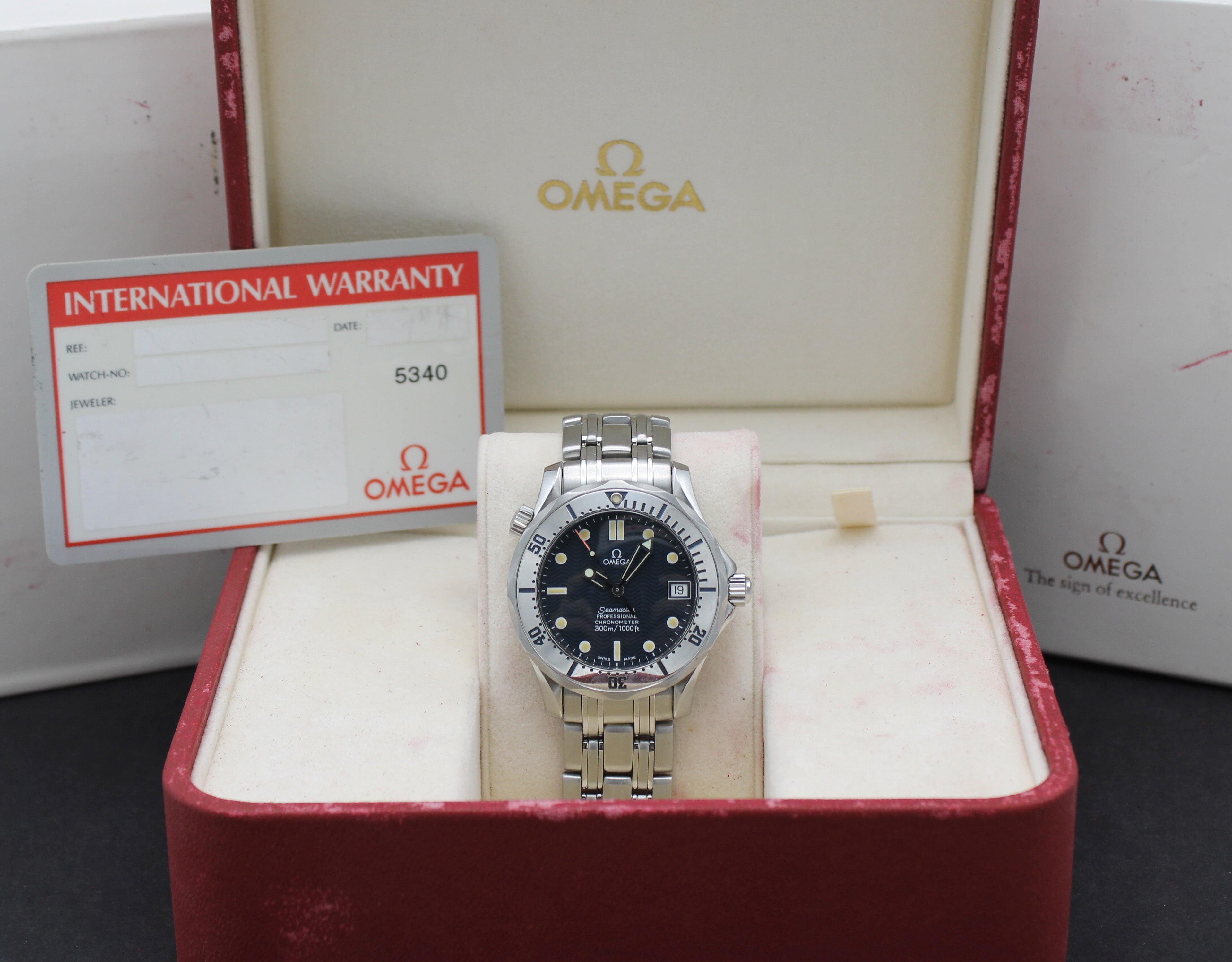 Omega Seamaster Diver 300 M 2552.80.00- 1999 - Omega horloge - Omega kopen - Omega heren horloge - Trophies Watches
