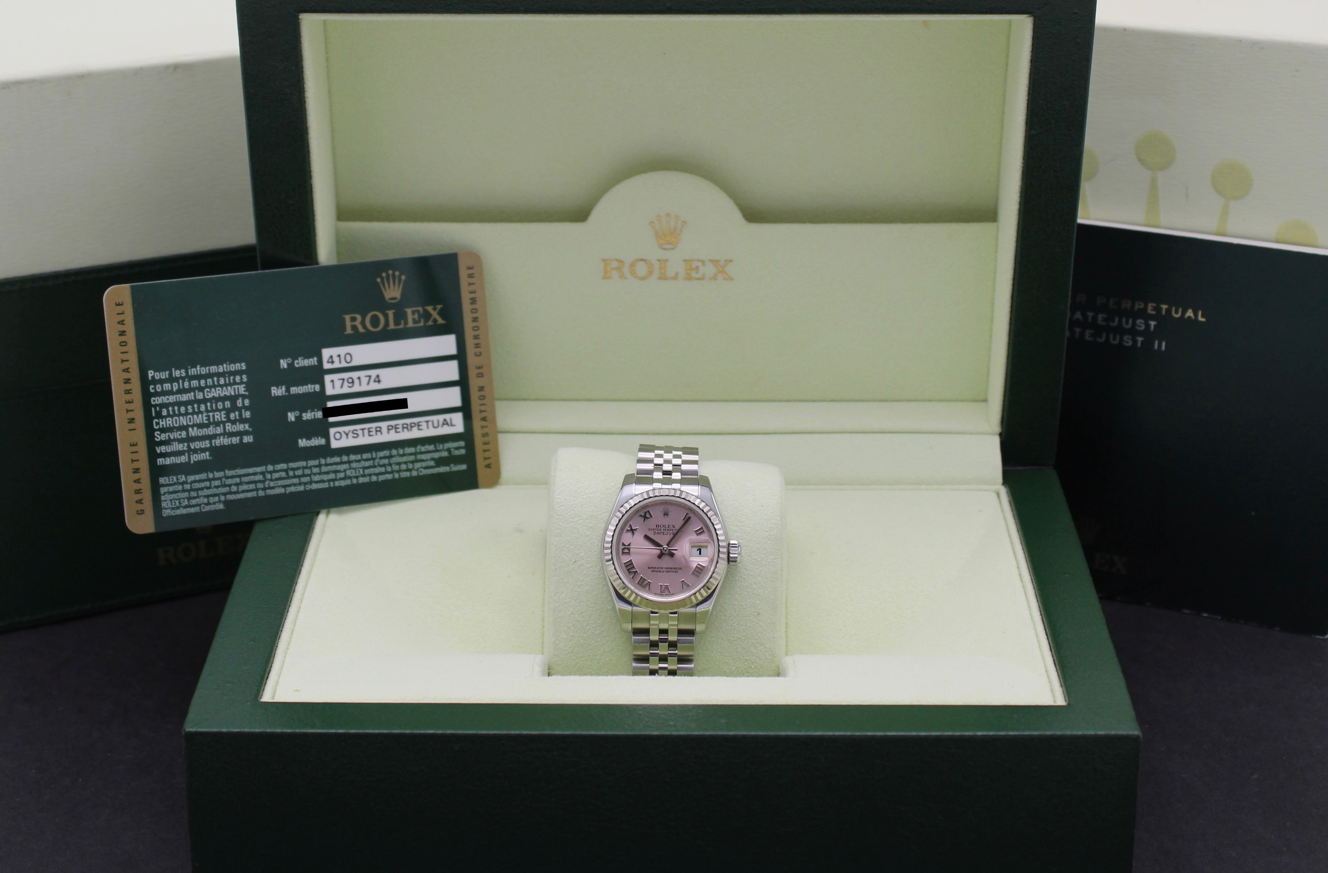 Rolex Oyster Perpetual Lady Datejust 179174 - 2013 - Rolex horloge - Rolex kopen - Rolex dames horloge - Trophies Watches