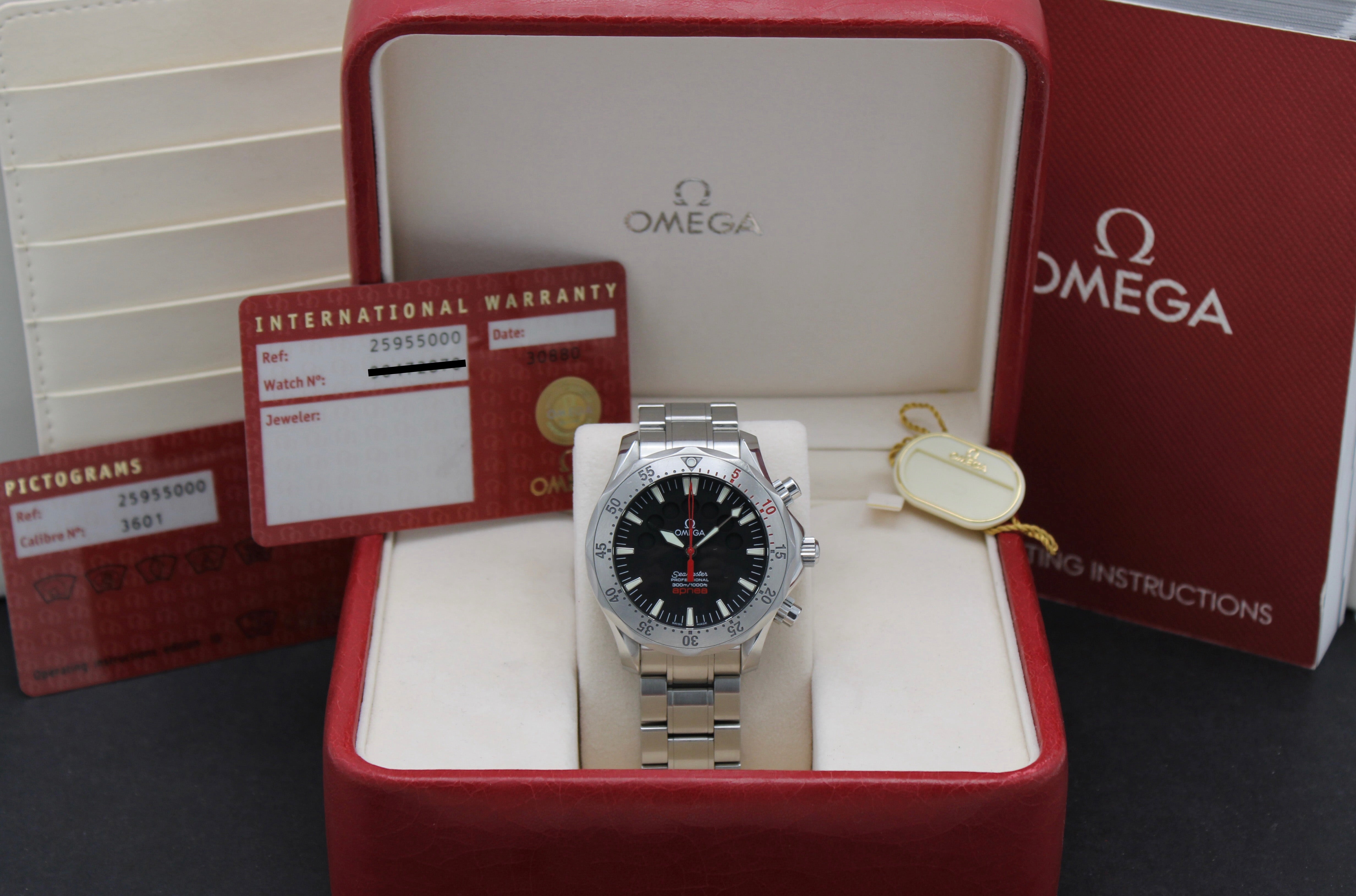 Omega Seamaster Apnea 2595.50.00 - 2010 - Omega horloge - Omega kopen - Omega heren horloge - Trophies Watches