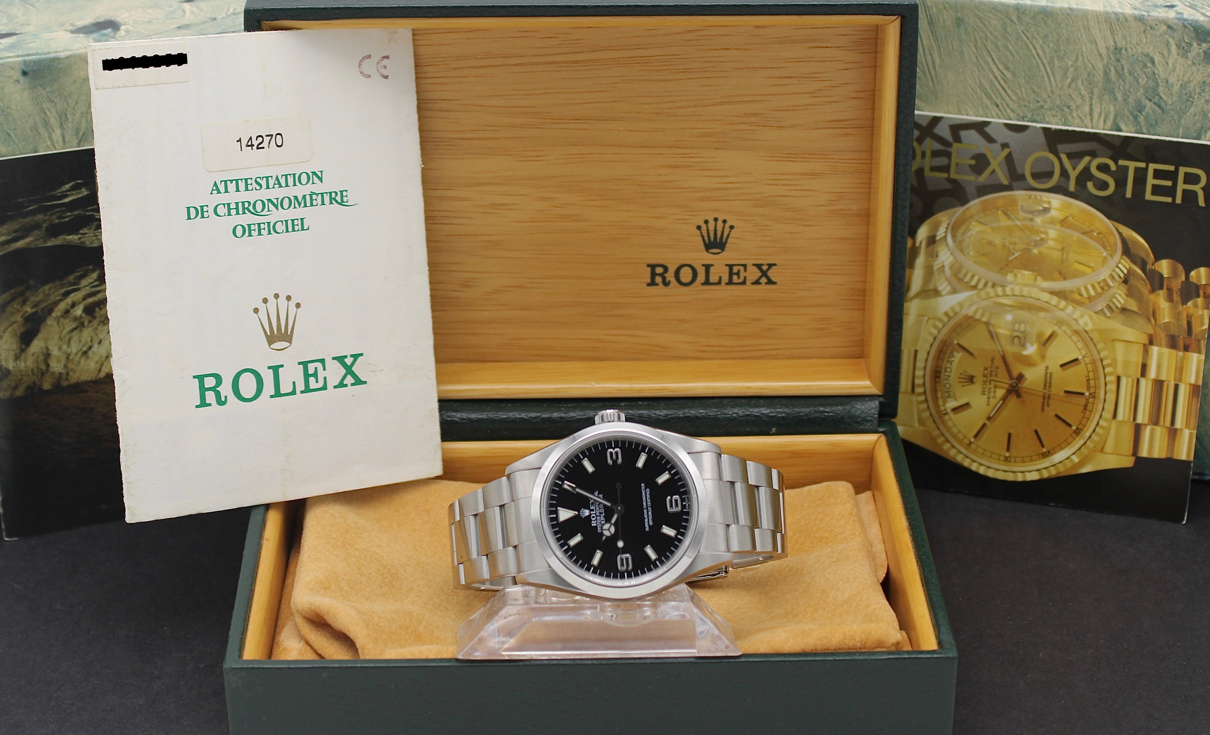 Rolex Explorer 14270 - 1999 - Rolex horloge - Rolex kopen - Rolex heren horloge - Trophies Watches