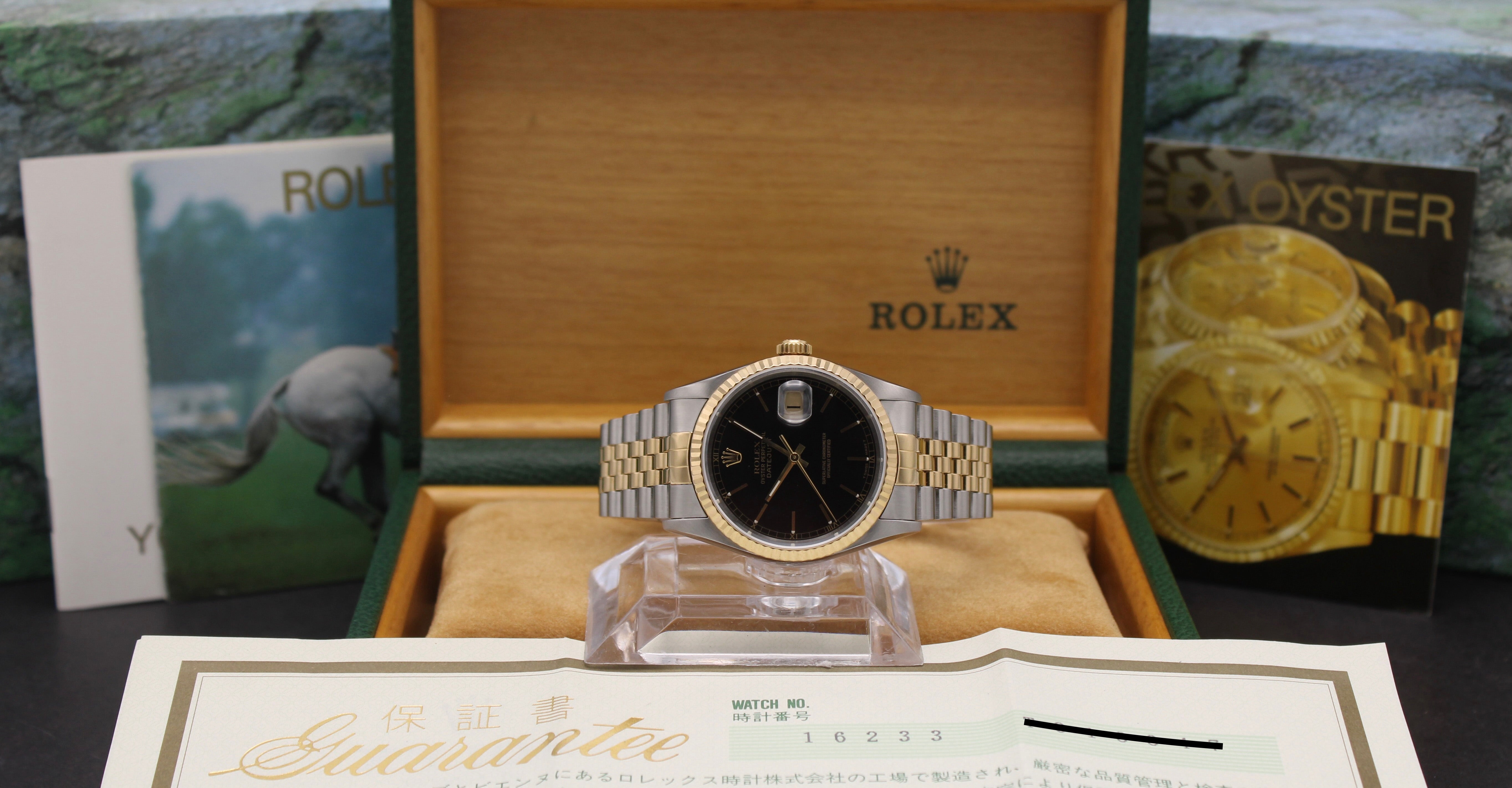 Rolex Datejust 16233 - 1999 - Rolex horloge - Rolex kopen - Rolex heren horloge - Trophies Watches