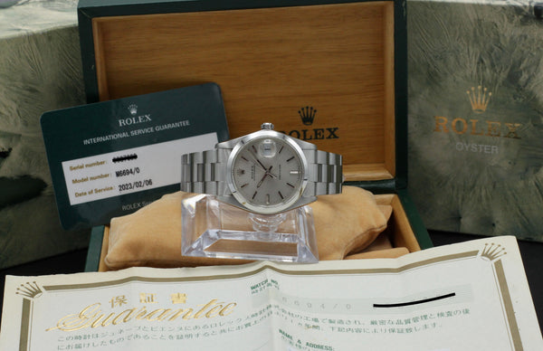Rolex Oyster Precision 6694, Box & Papers, Serviced, 1990