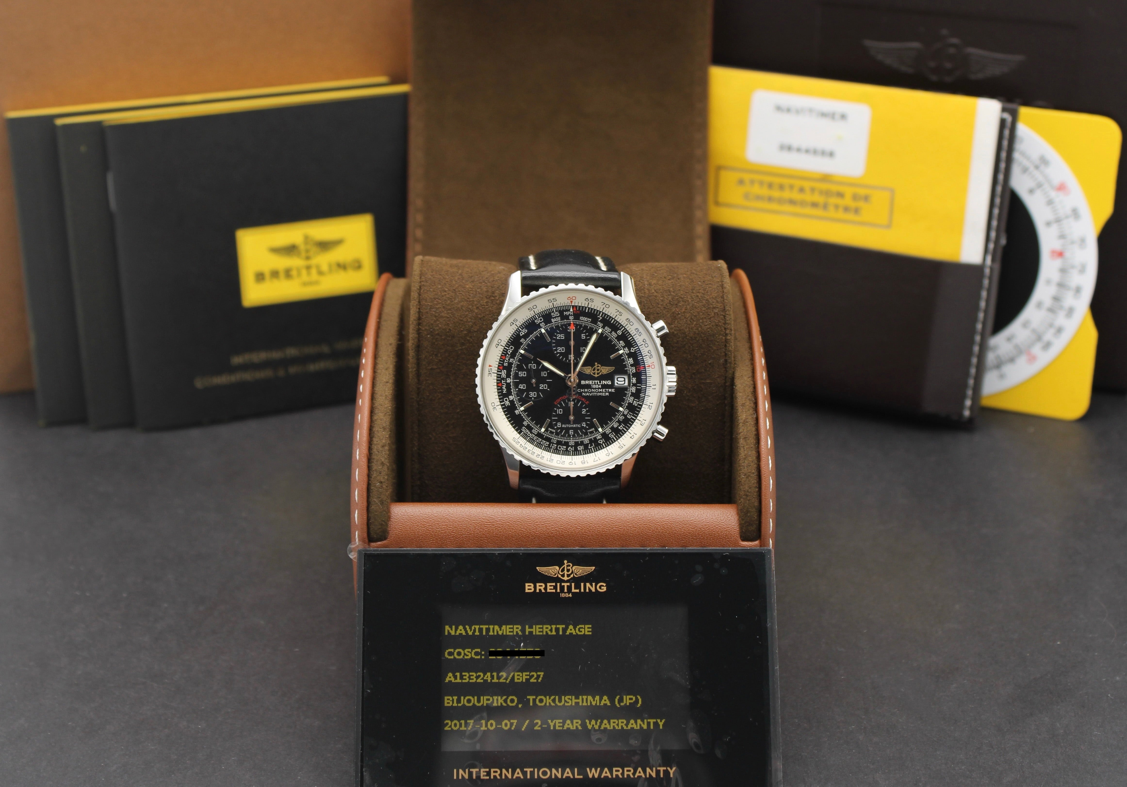 Breitling Navitimer Heritage A13324, Box & Papers, 2017