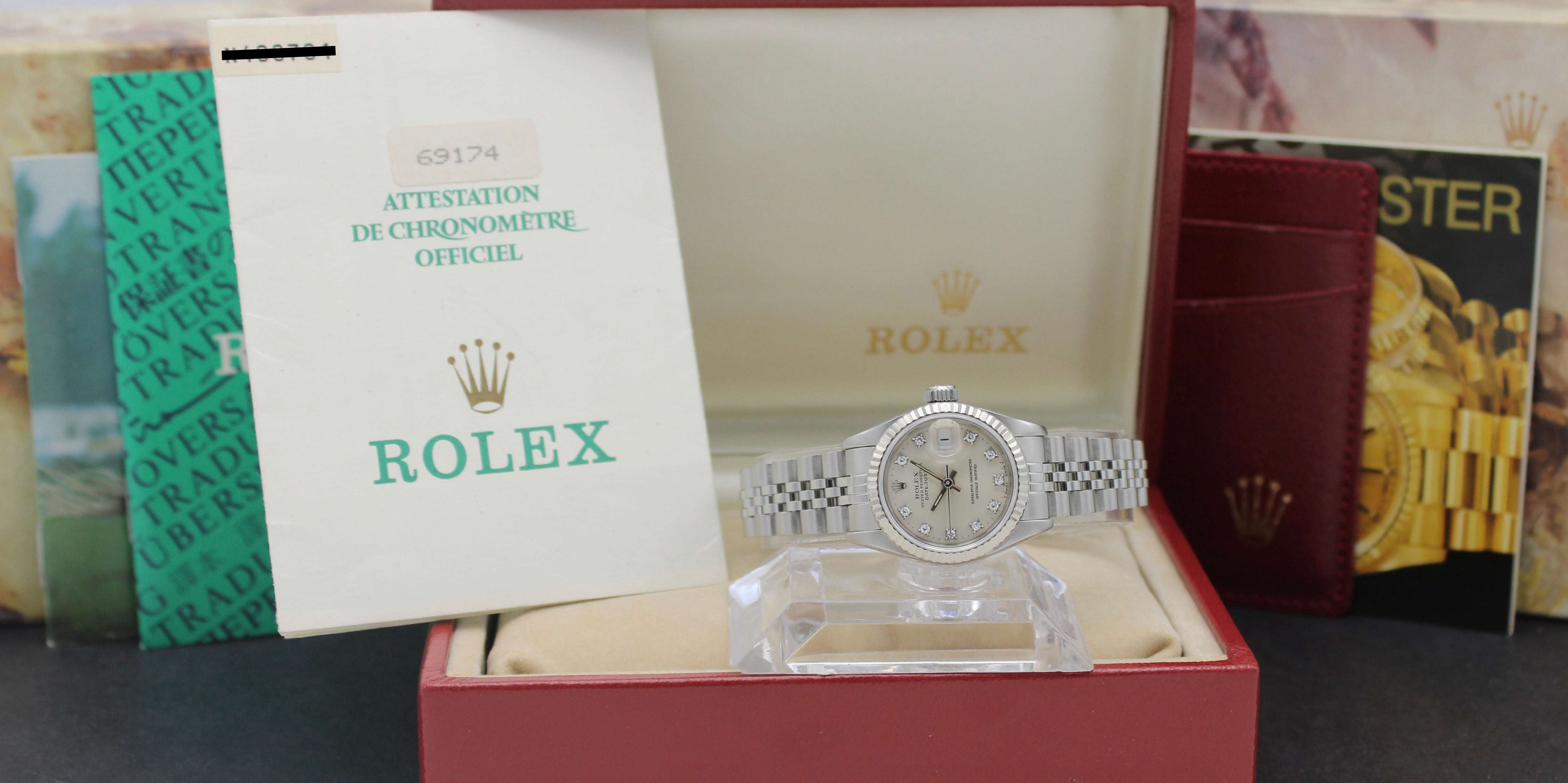 Rolex Oyster Perpetual Lady Datejust 69174G - 1991 - Rolex horloge - Rolex kopen - Rolex dames horloge - Trophies Watches