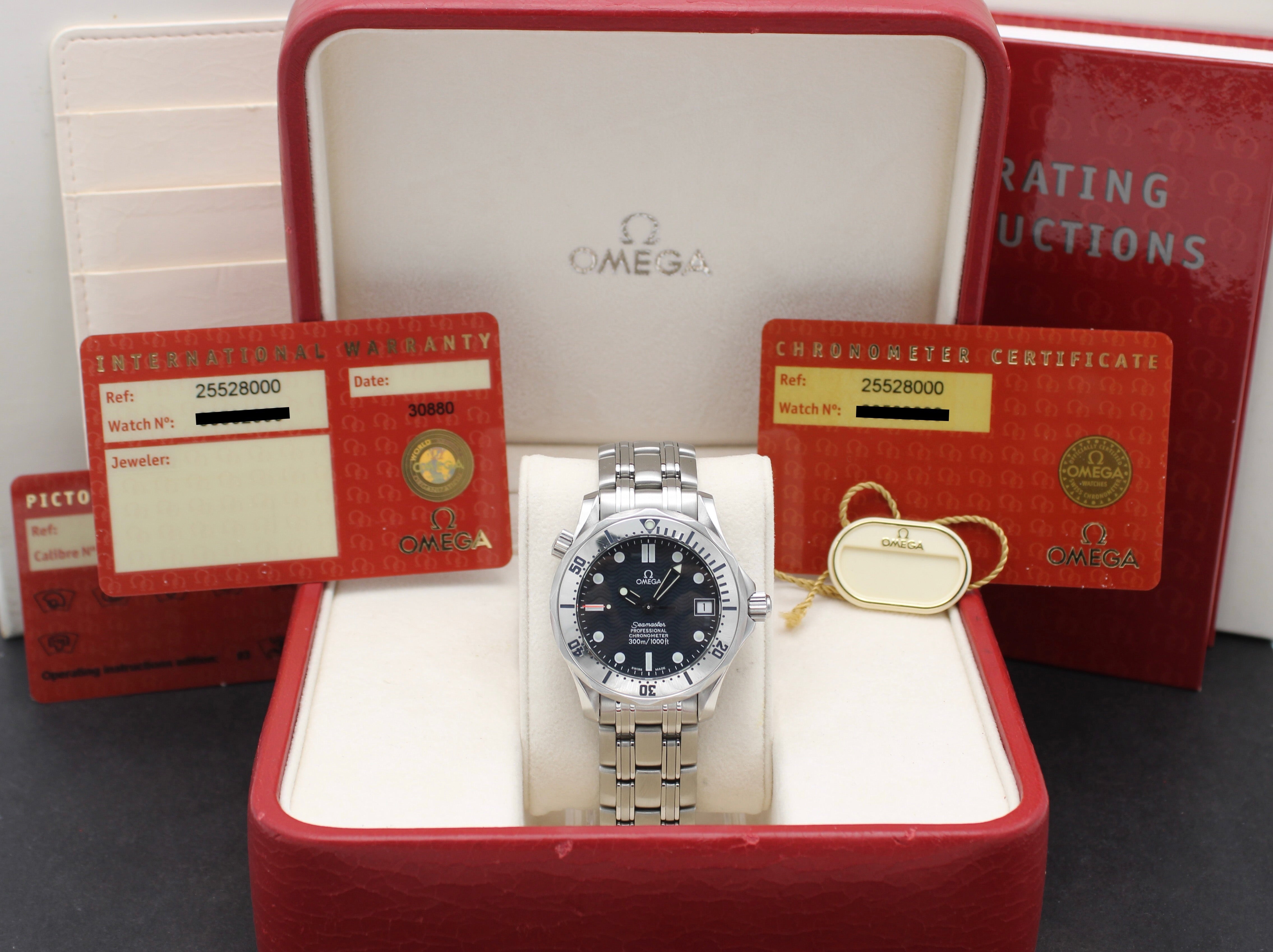 Omega Seamaster Diver 300 M 2552.80.00- 1999 - Omega horloge - Omega kopen - Omega heren horloge - Trophies Watches