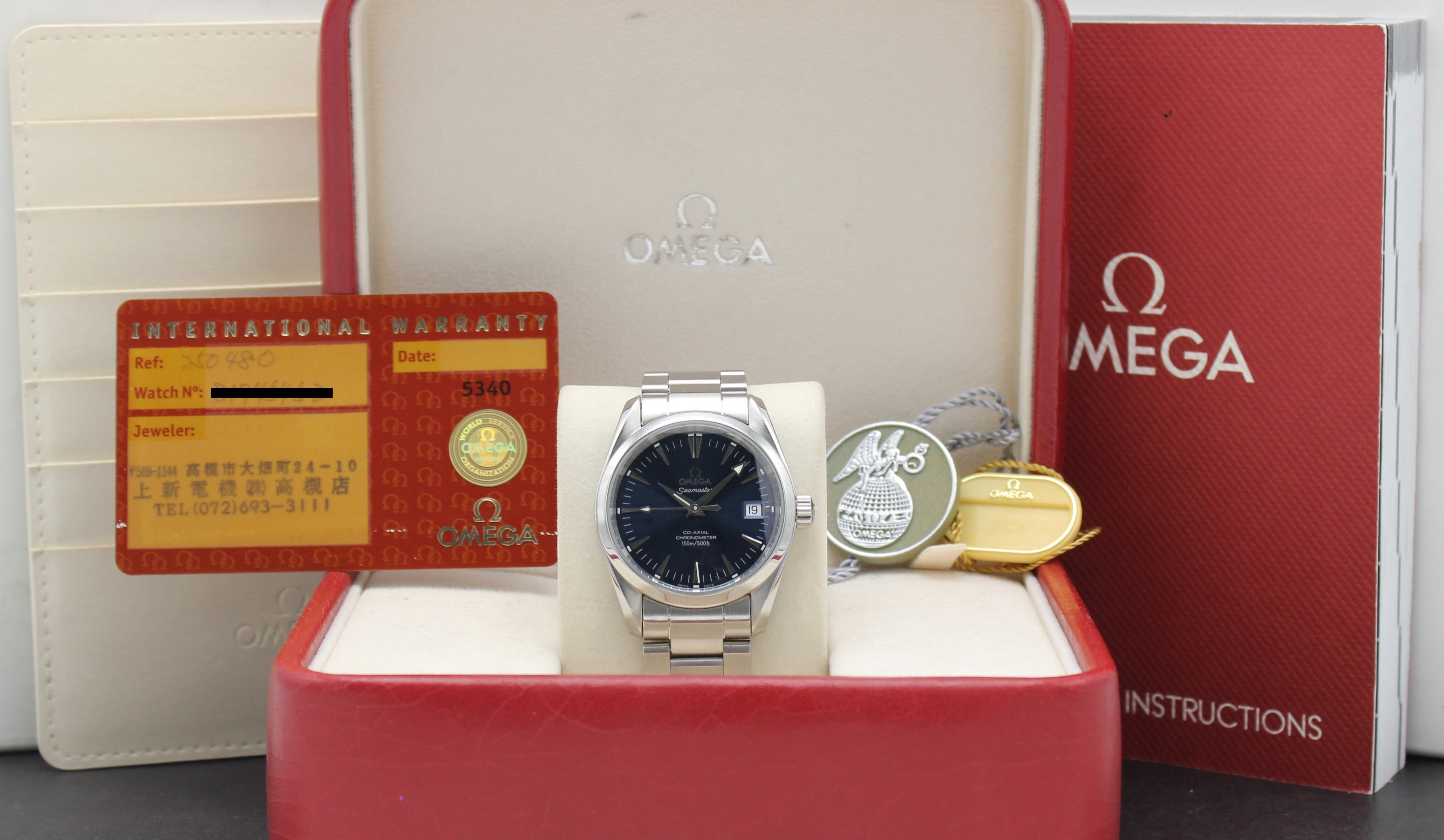 Omega Seamaster Aqua Terra Co-axial 2504.80.00 - 2007 - Omega horloge - Omega kopen - Omega heren horloge - Trophies Watches