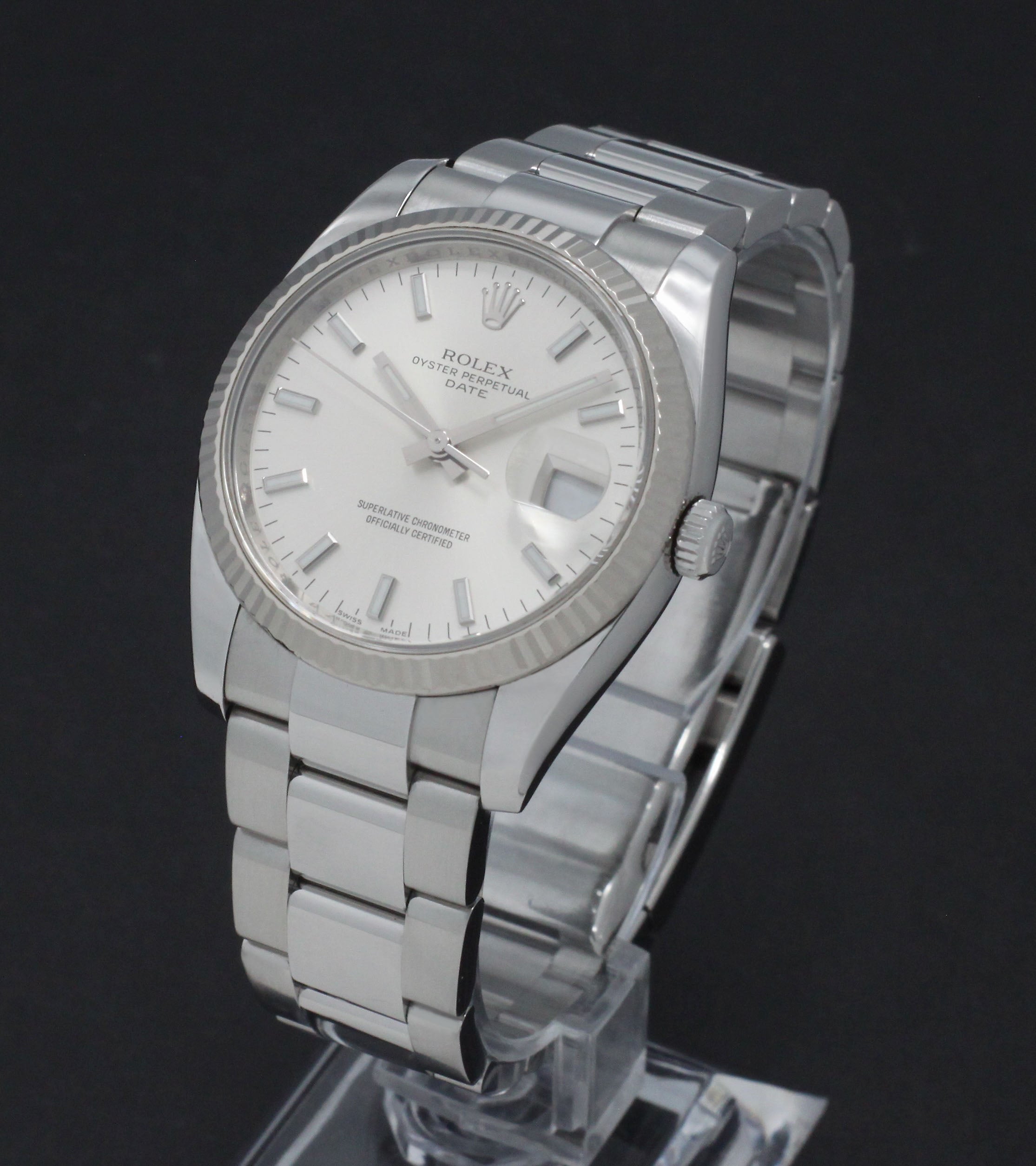 Rolex Oyster Perpetual Date 115234 - 2013 - Rolex horloge - Rolex kopen - Rolex heren horloge - Trophies Watches