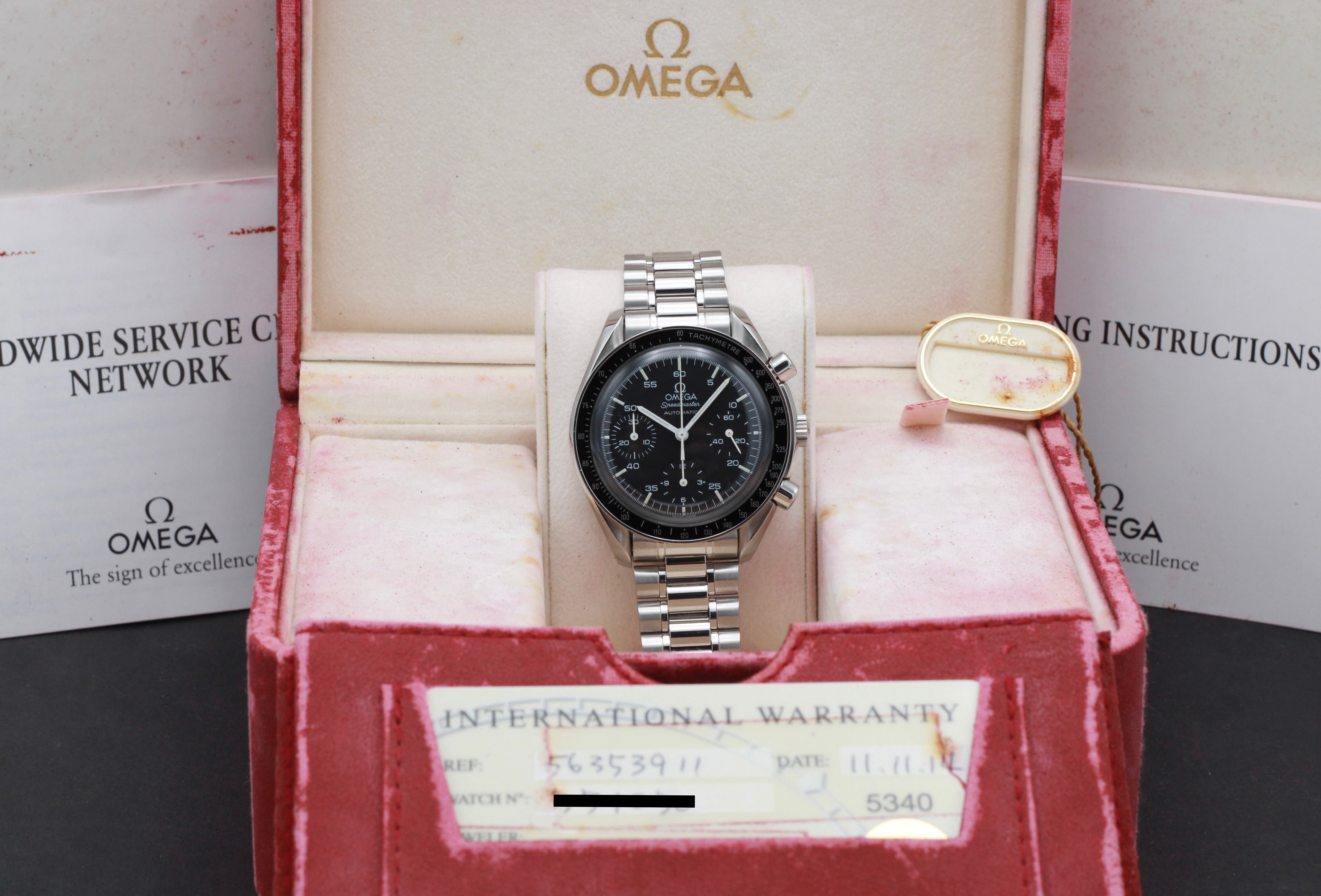 Omega Speedmaster Reduced 3510.50.00 - 2011 - Omega horloge - Omega kopen - Omega heren horloge - Trophies Watches