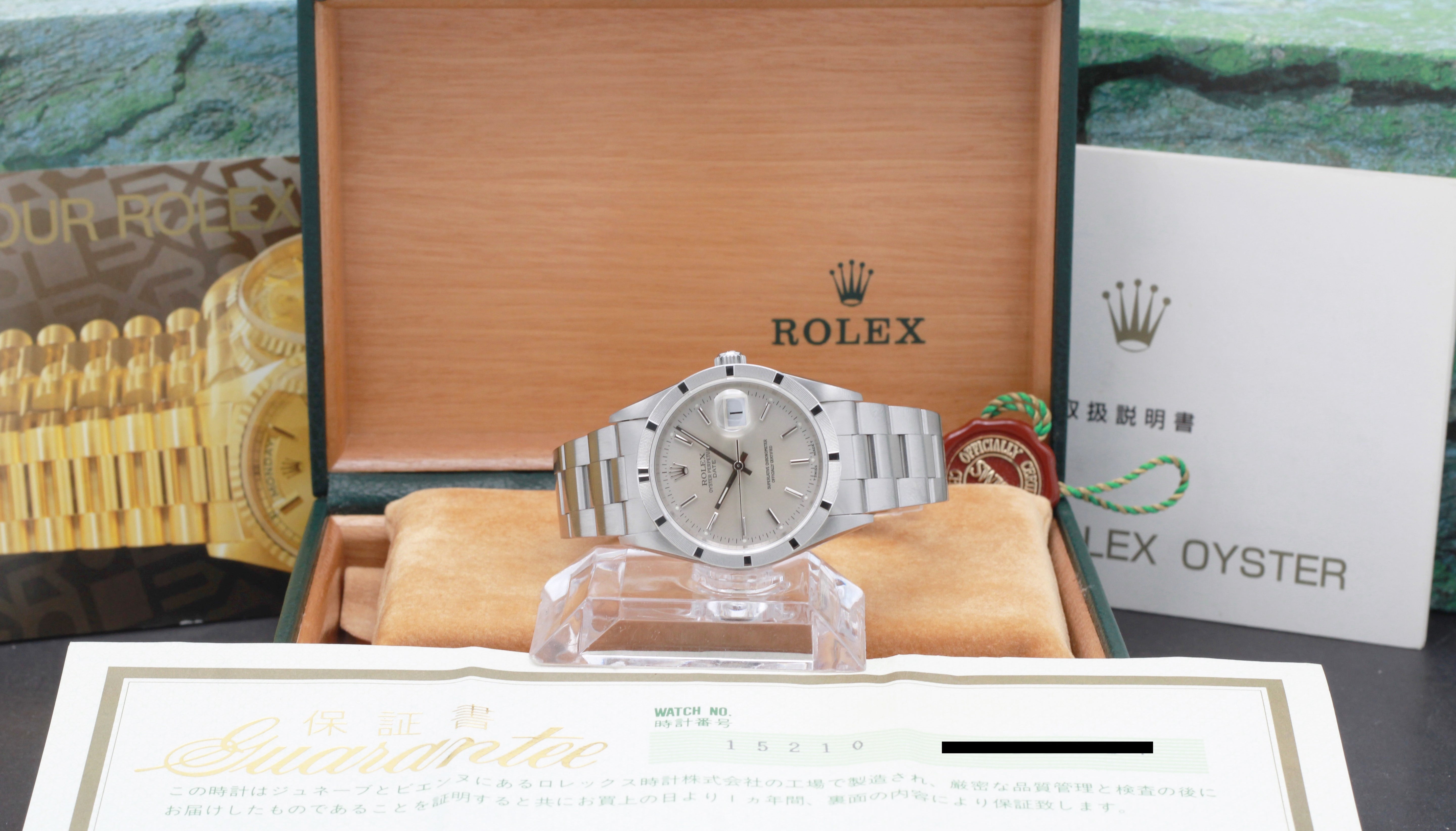 Rolex Oyster Perpetual Date 15210 - 1996 - Rolex horloge - Rolex kopen - Rolex heren horloge - Trophies Watches