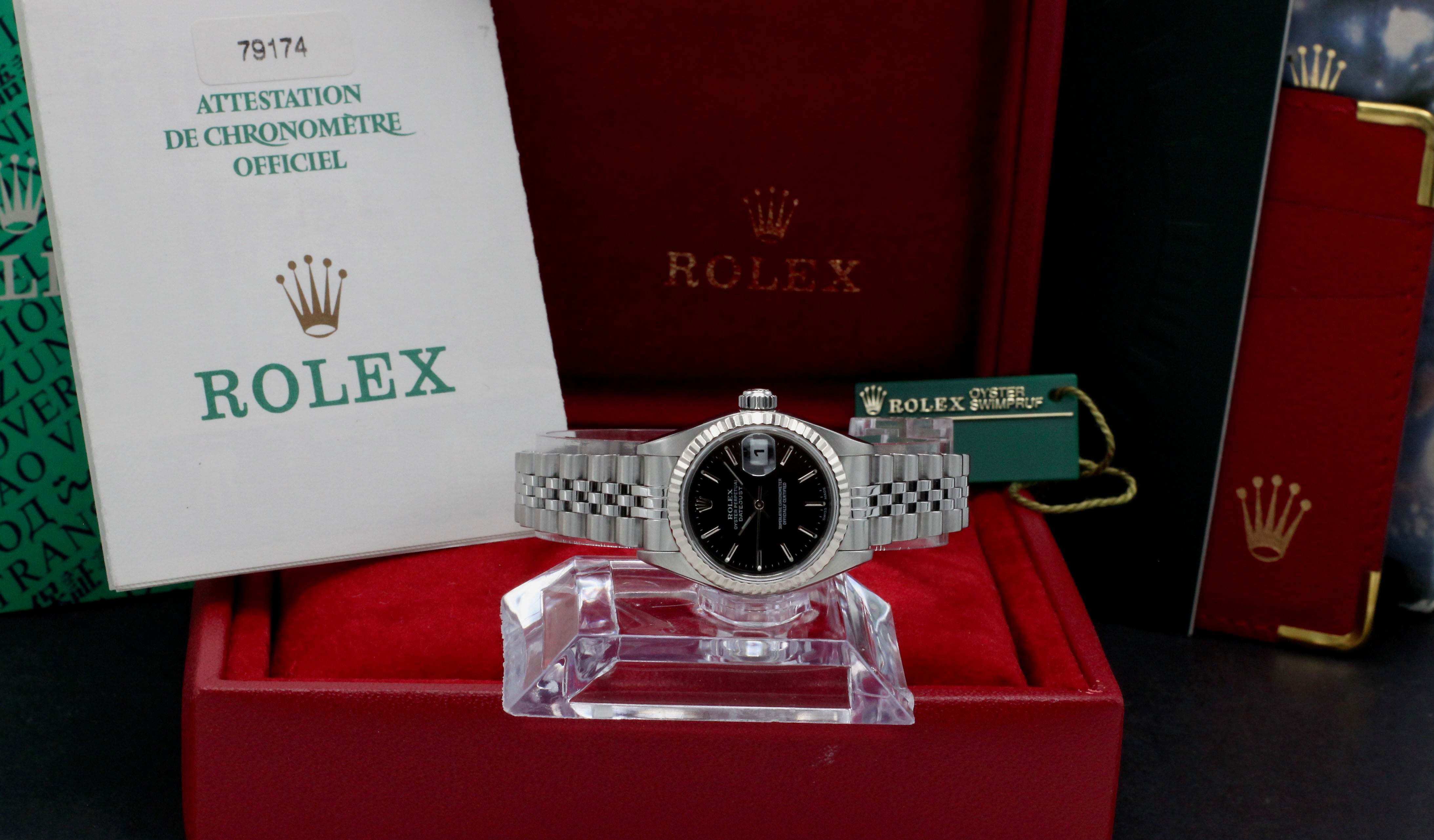 Rolex Oyster Perpetual Lady Datejust 79174 - 2001 - Rolex horloge - Rolex kopen - Rolex dames horloge - Trophies Watches