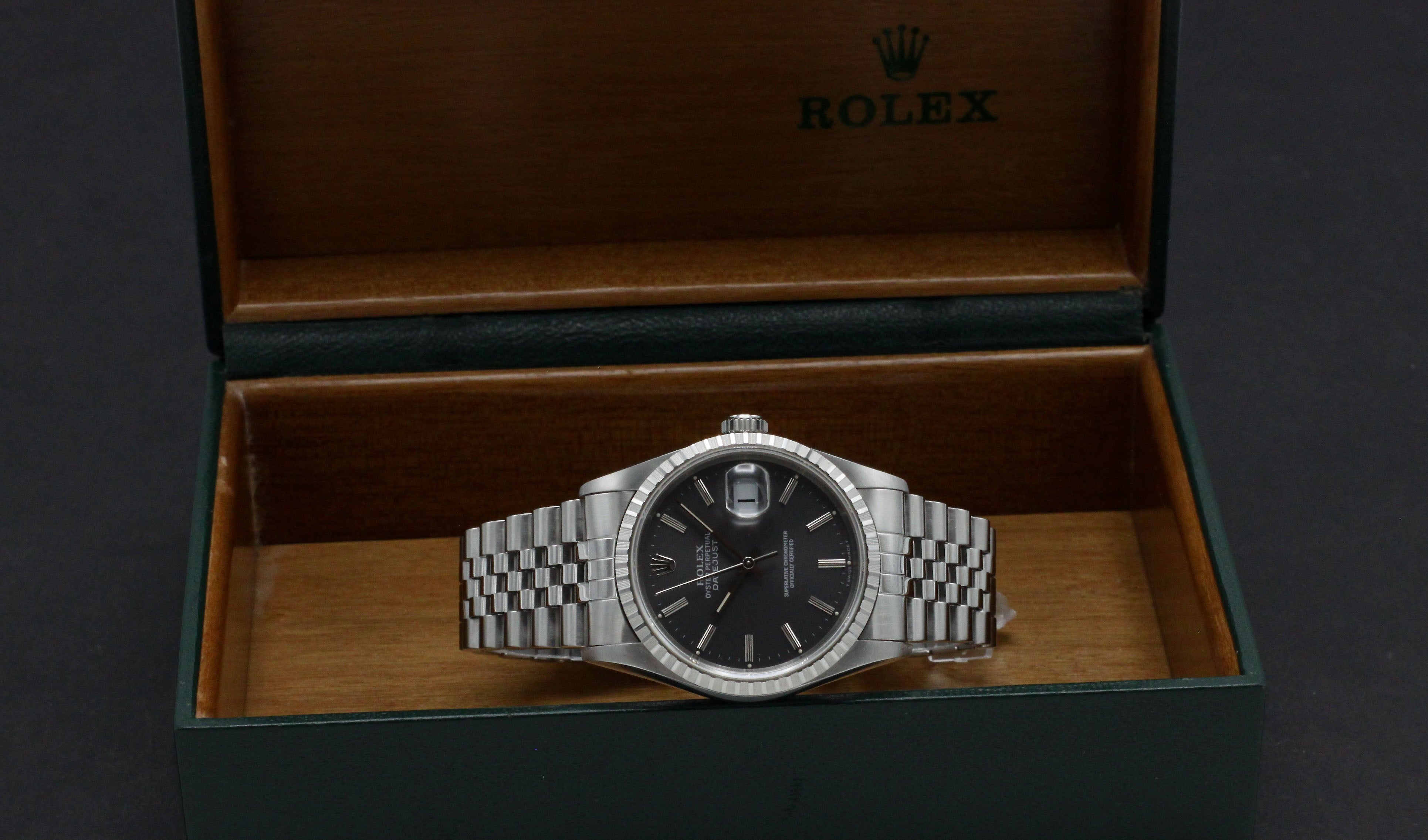 Rolex Datejust 16220 - 1995 - Rolex horloge - Rolex kopen - Rolex heren horloge - Trophies Watches