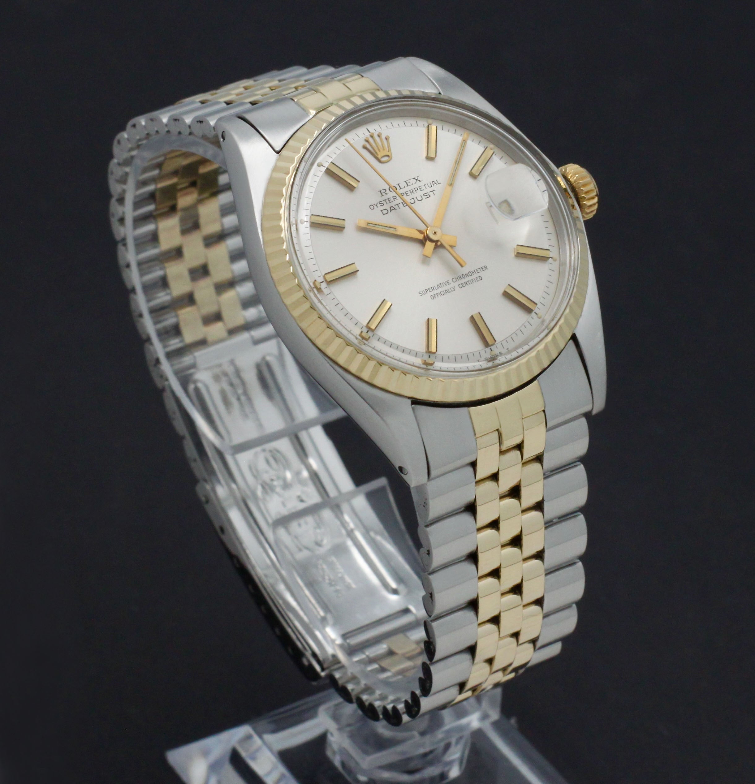 Rolex Datejust 1601 - 1972 - goud/staal - two/tone - Rolex horloge - Rolex kopen - Rolex heren horloge - Trophies Watches