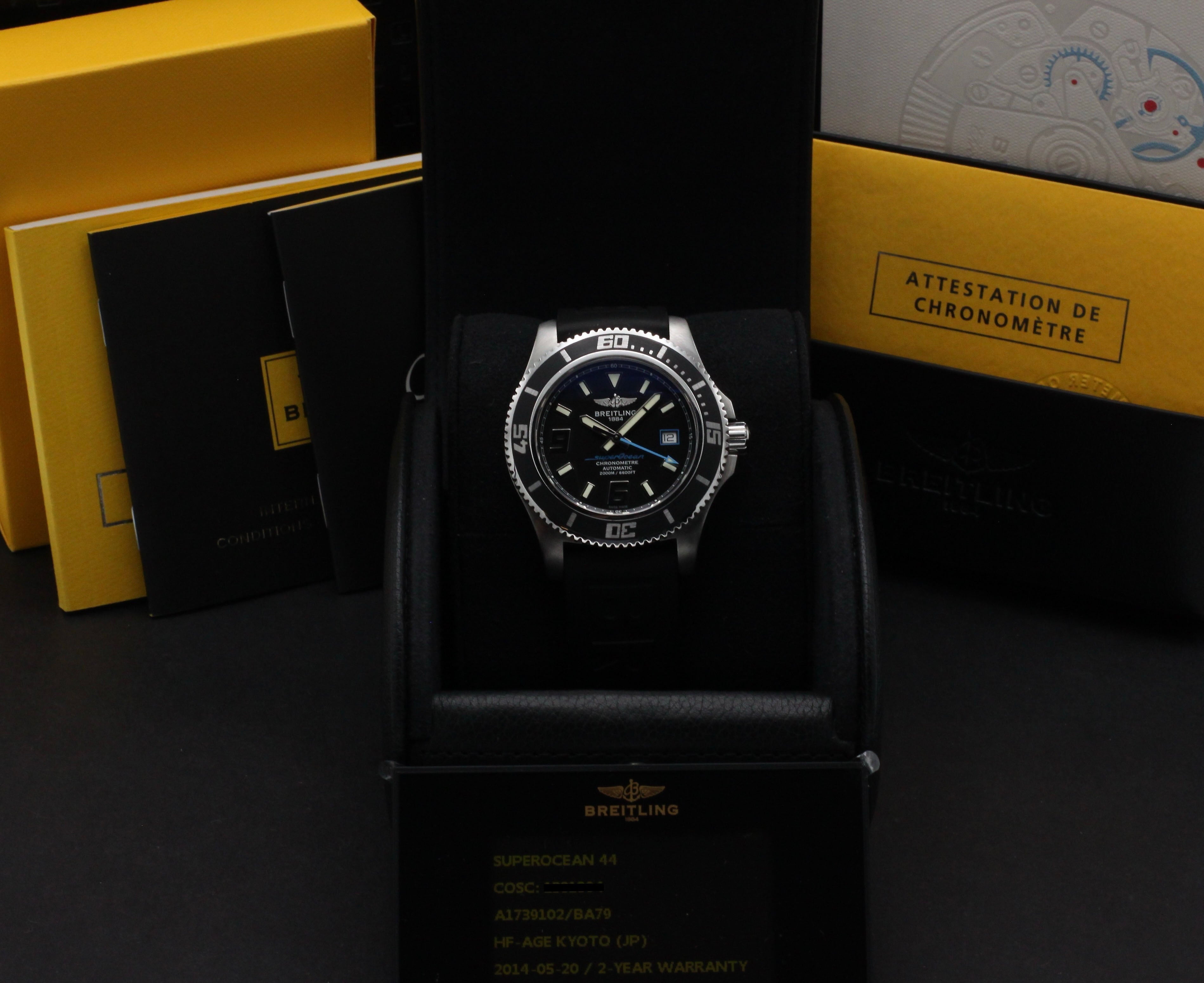 Breitling Superocean 44 A17391 - 2014 - Breitling horloge - Breitling kopen - Breitling heren horloge - Trophies Watches