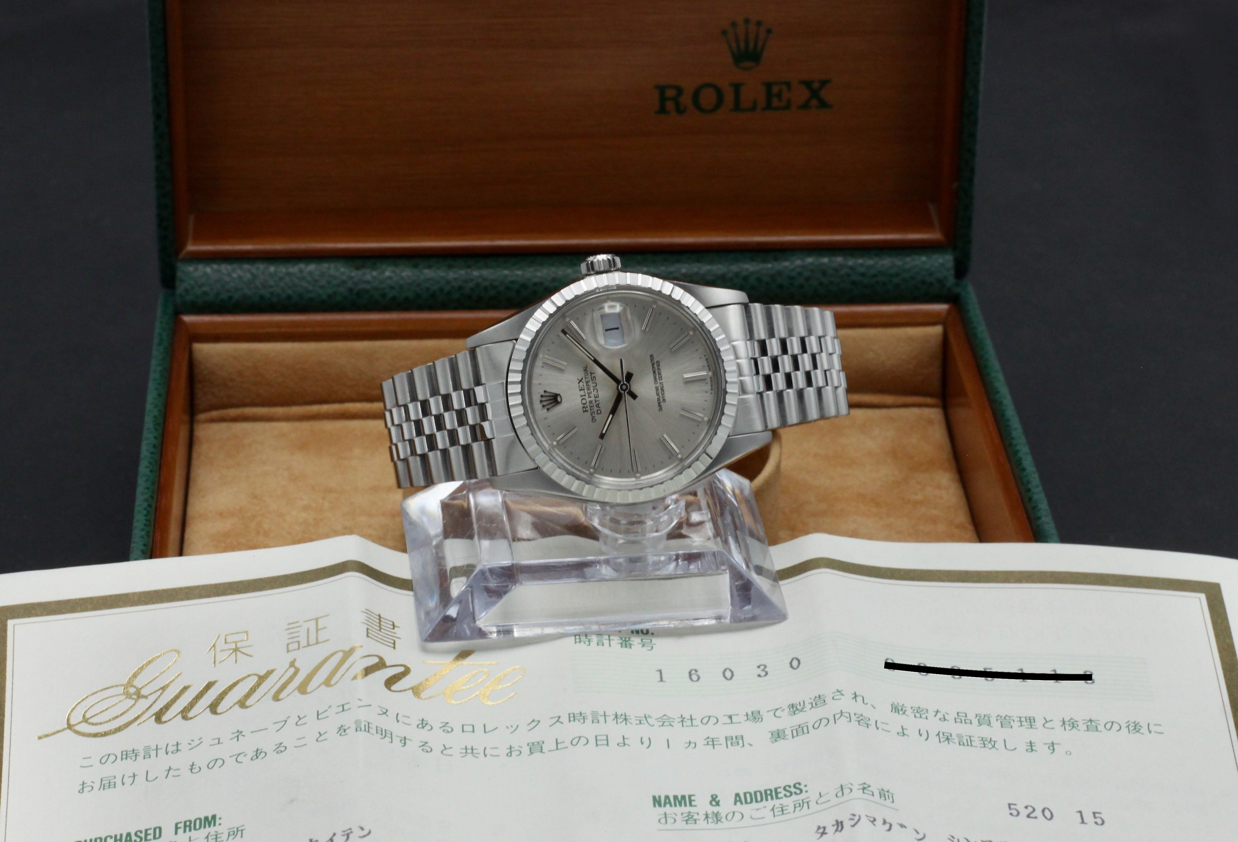 Rolex Datejust 16030 - 1996 - Rolex horloge - Rolex kopen - Rolex heren horloge - Trophies Watches