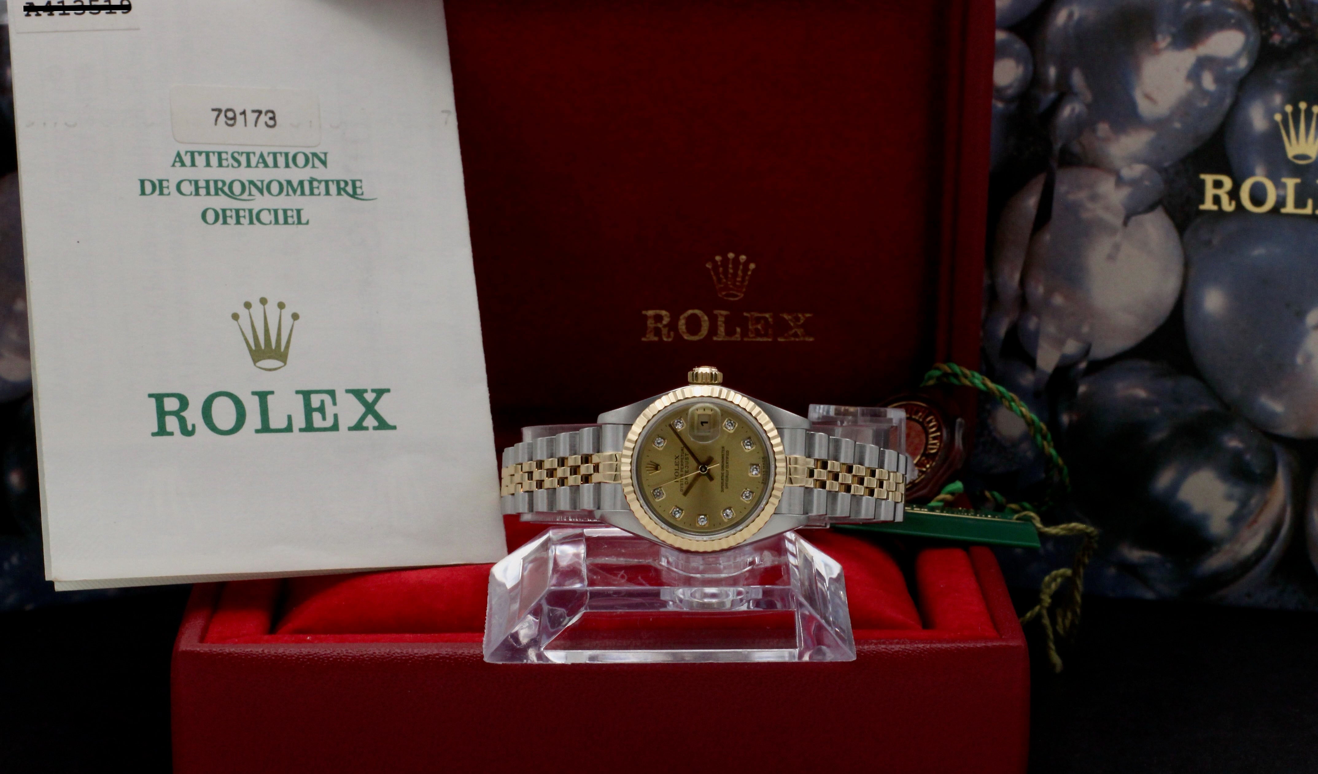 Rolex Lady-Datejust 79173G - 1999 - Rolex horloge - Rolex kopen - Rolex dames horloge - Trophies Watches