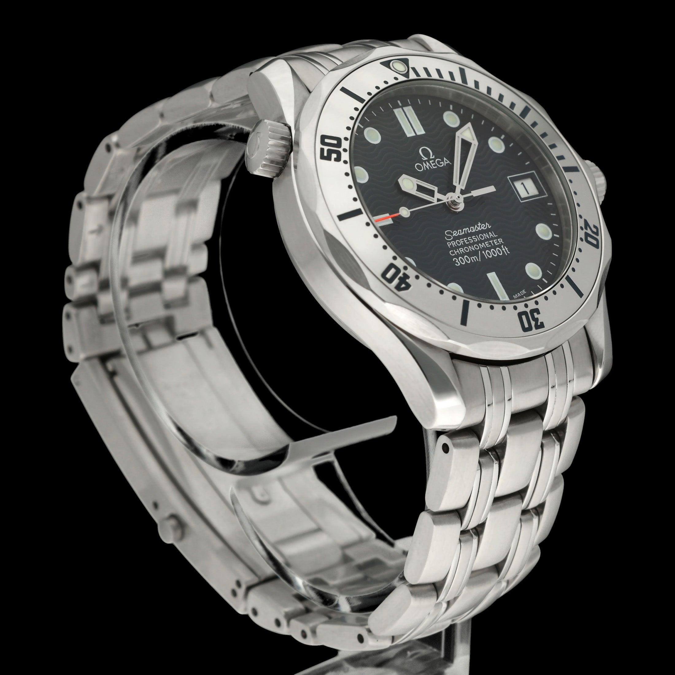 Omega Seamaster Diver 300 M 2552.80.00- 1999 - Omega horloge - Omega kopen - Omega heren horloge - Trophies Watches