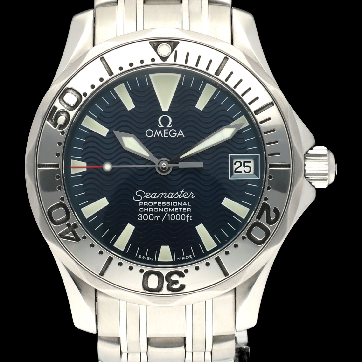 Omega Seamaster Diver 300 M 2554.80.00- 2000 - Omega horloge - Omega kopen - Omega heren horloge - Trophies Watches