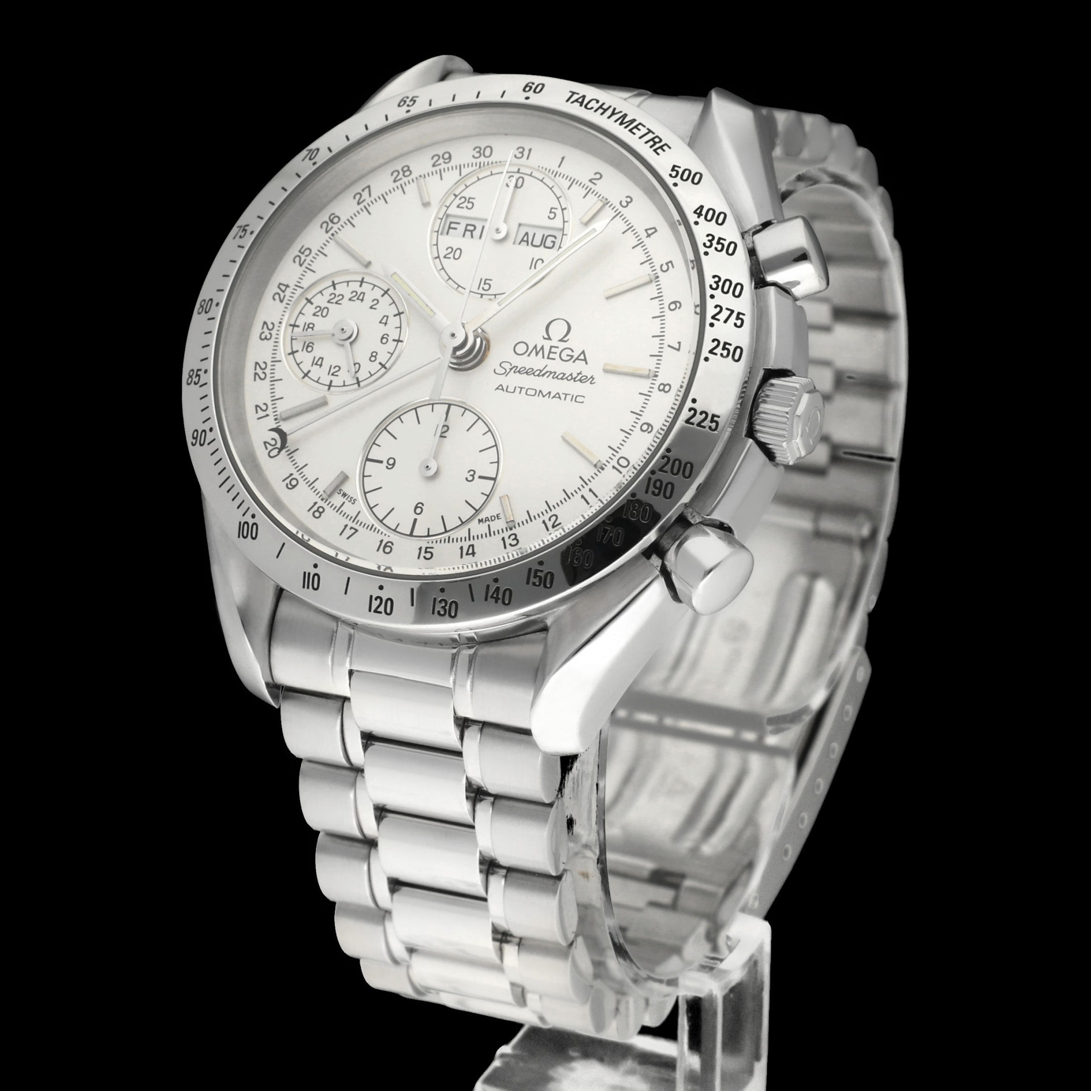 Omega Speedmaster Day Date 3521.30.00 - 1995 - Omega horloge - Omega kopen - Omega heren horloge - Trophies Watches