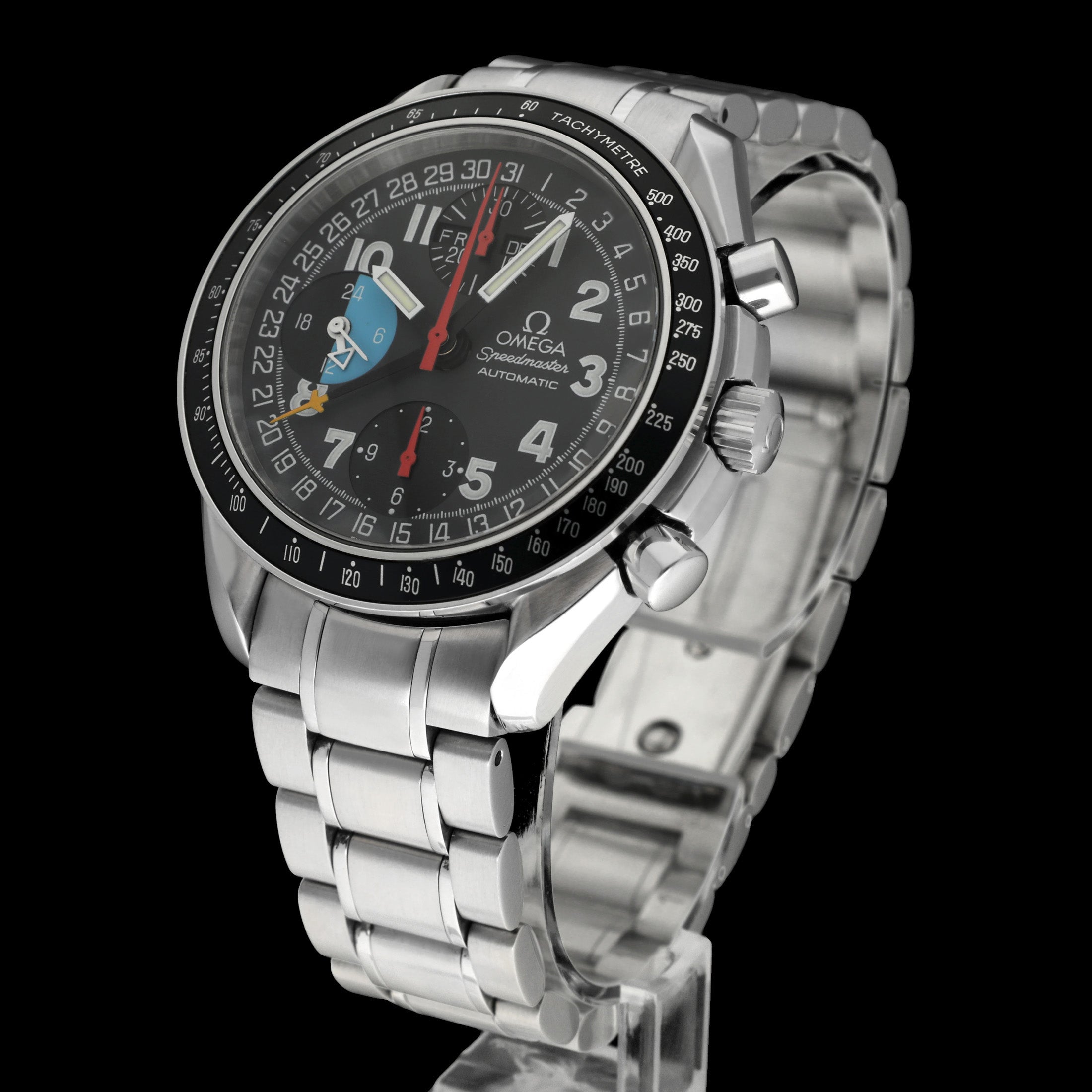 Omega Speedmaster Day Date 3520.53.00 - 1998 - Omega horloge - Omega kopen - Omega heren horloge - Trophies Watches