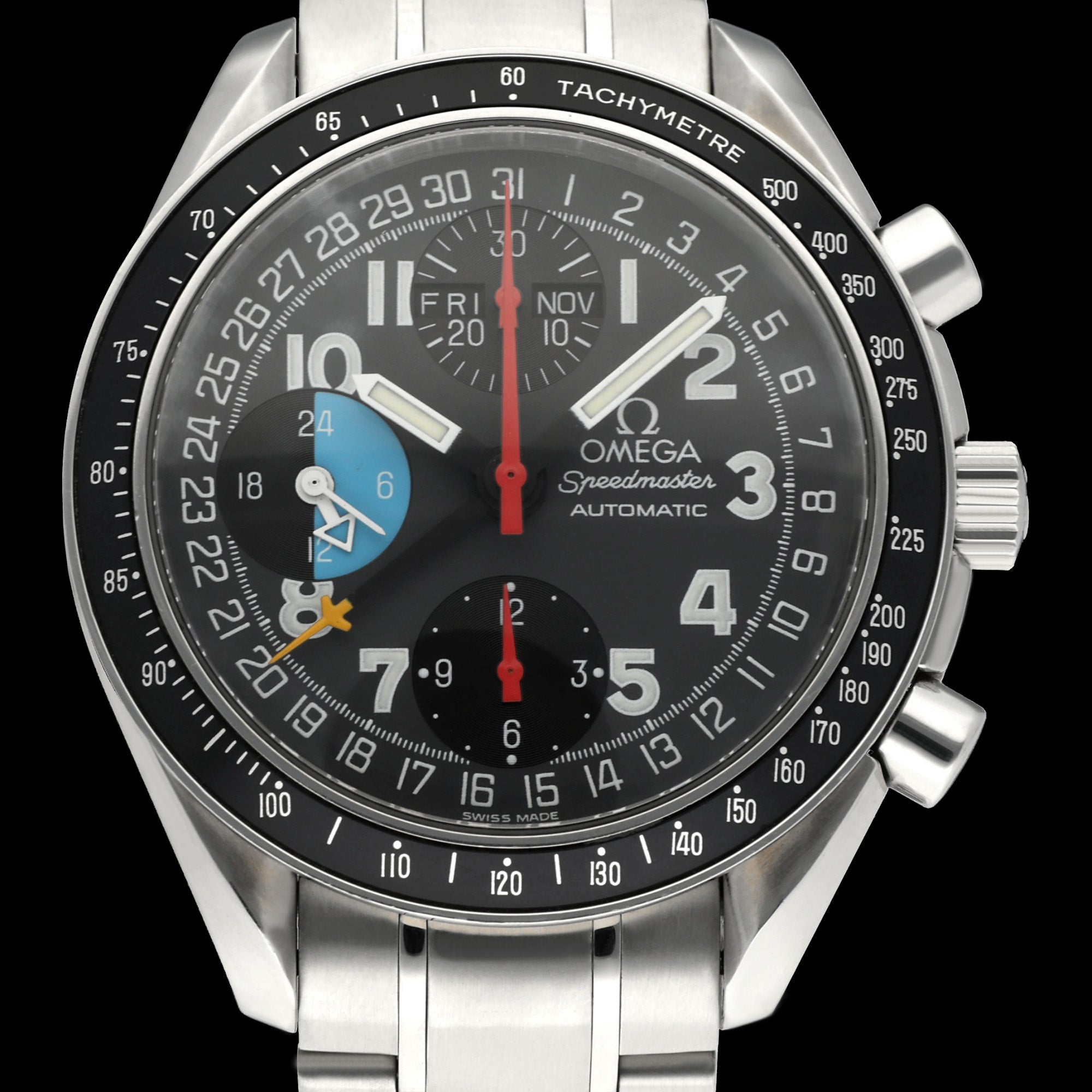 Omega Speedmaster Day Date 3520.53.00 - 1998 - Omega horloge - Omega kopen - Omega heren horloge - Trophies Watches