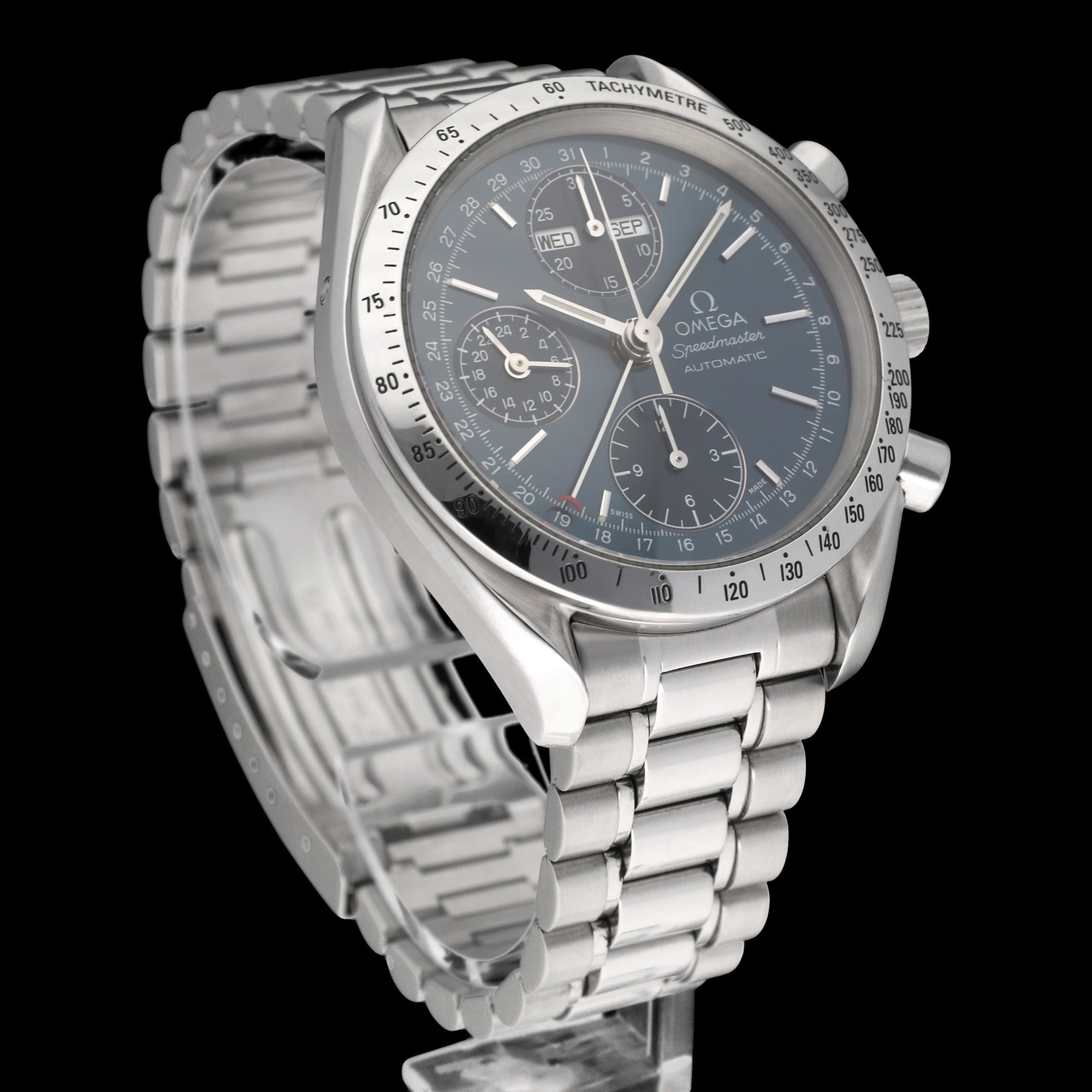 Omega Speedmaster Day Date 3521.80.00 - 1999 - Omega horloge - Omega kopen - Omega heren horloge - Trophies Watches