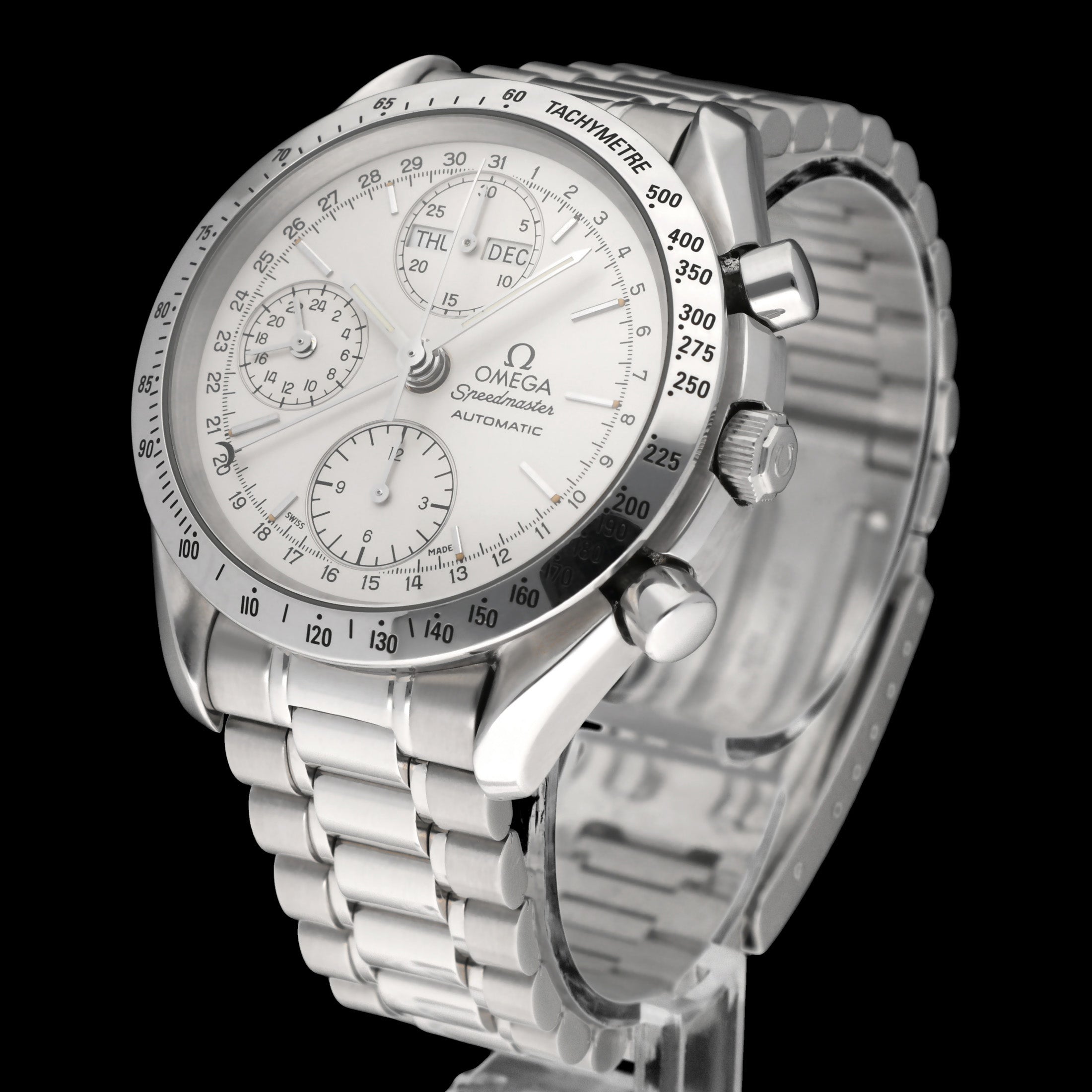 Omega Speedmaster Day Date 3521.30.00 - 1995 - Omega horloge - Omega kopen - Omega heren horloge - Trophies Watches